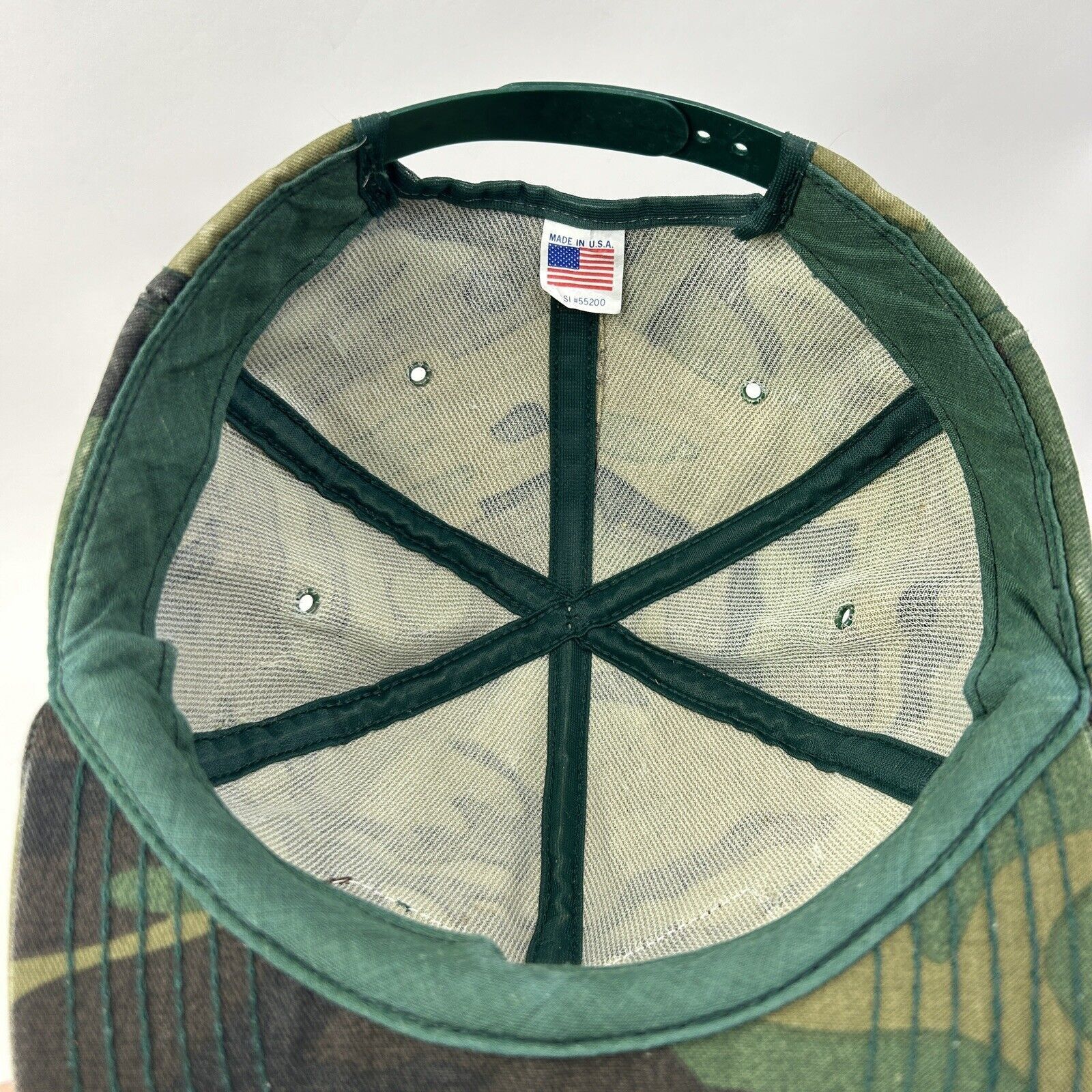 Vintage Vintage 80’s Levi Garrett Chewing Tobacco Camo Hat 2024 Size ONE SIZE - 6 Thumbnail