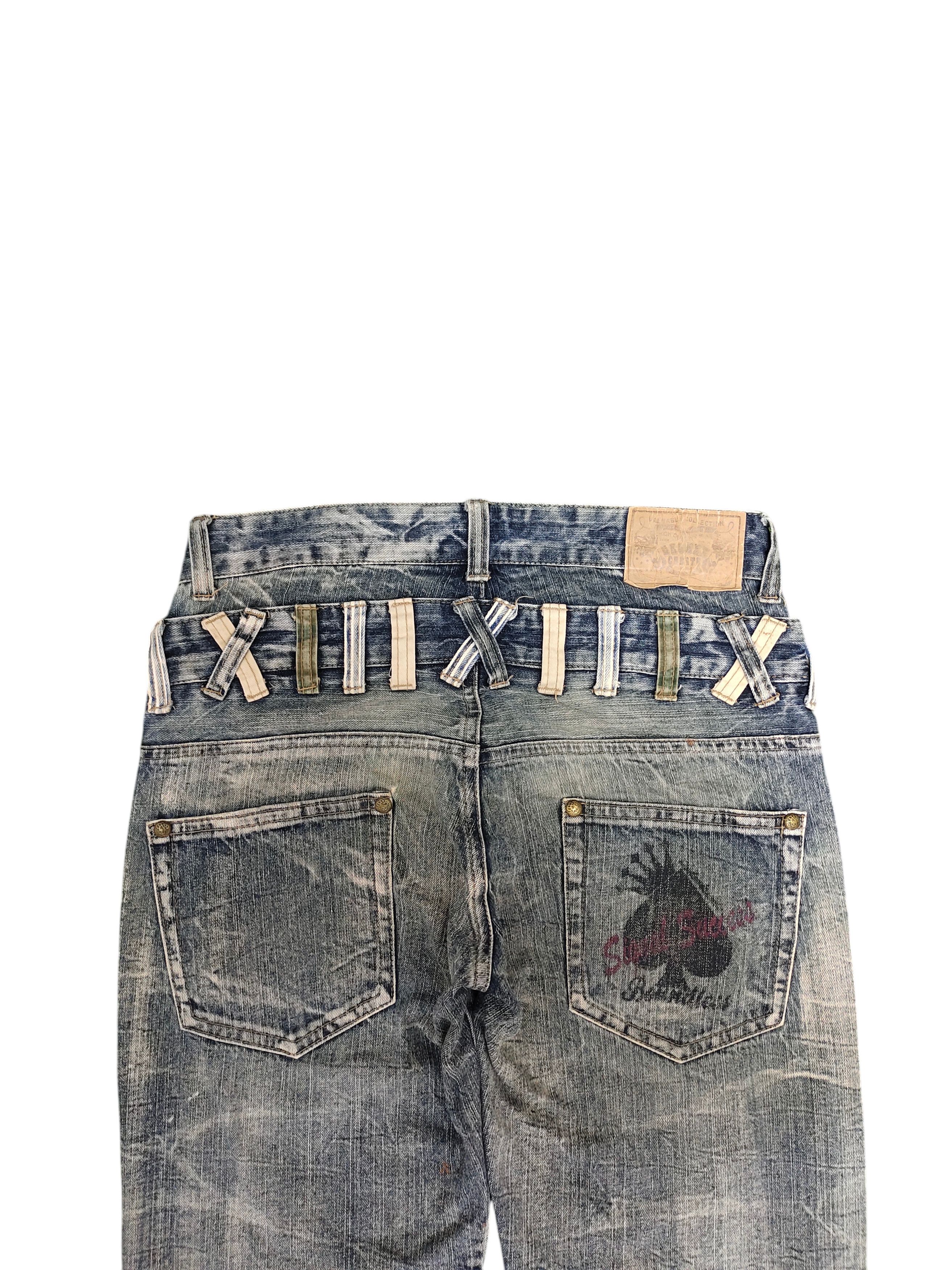 Undercover Creation Japan Double Waist Patchwork Clawmark Distress Jean Size US 32 / EU 48 - 9 Thumbnail