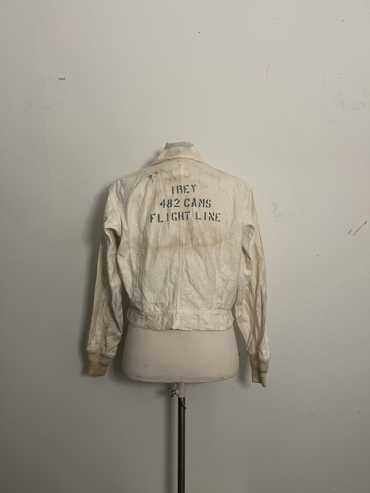Vintage True Vintage Rare 60s Flight Line Stenciled Jacket Size US L / EU 52-54 / 3 - 4 Thumbnail