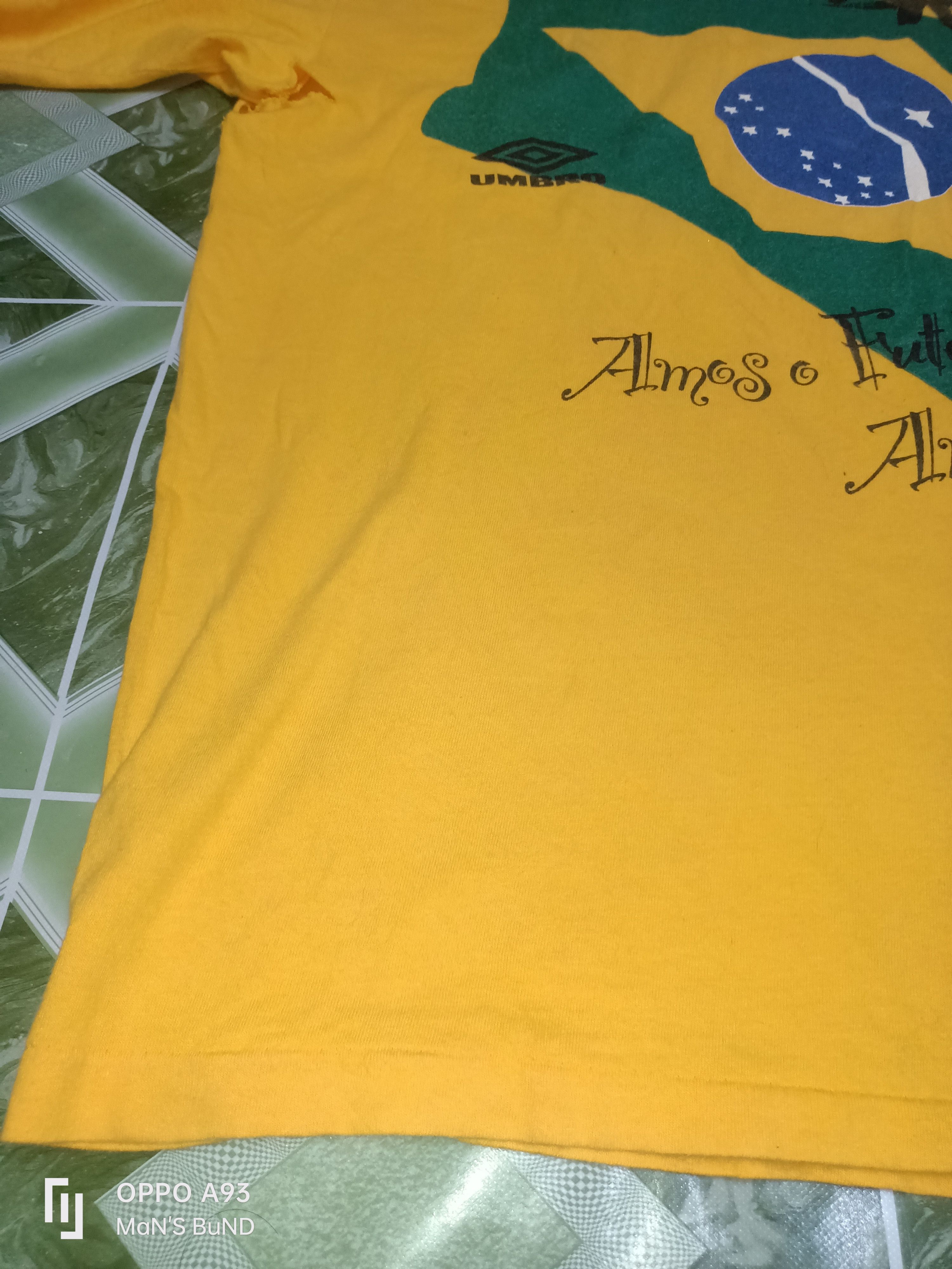 Umbro × Vintage Vintage UMBRO BRASIL Champions Of Romantic Football Size US XL / EU 56 / 4 - 3 Thumbnail