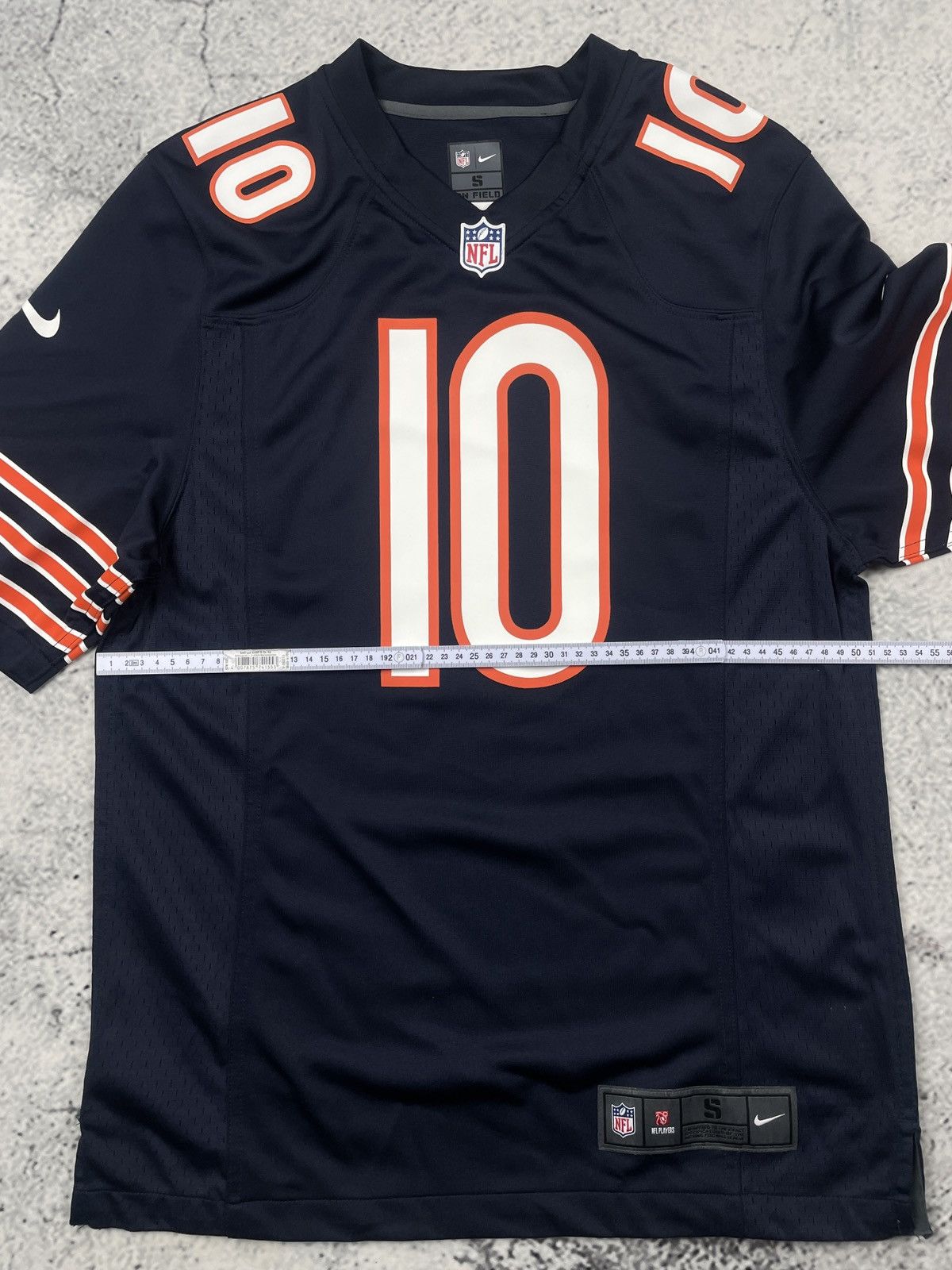 Nike Nike S Chicago Bears #10 Mitch Trubisky NFL Jersey drip Size US S / EU 44-46 / 1 - 8 Thumbnail