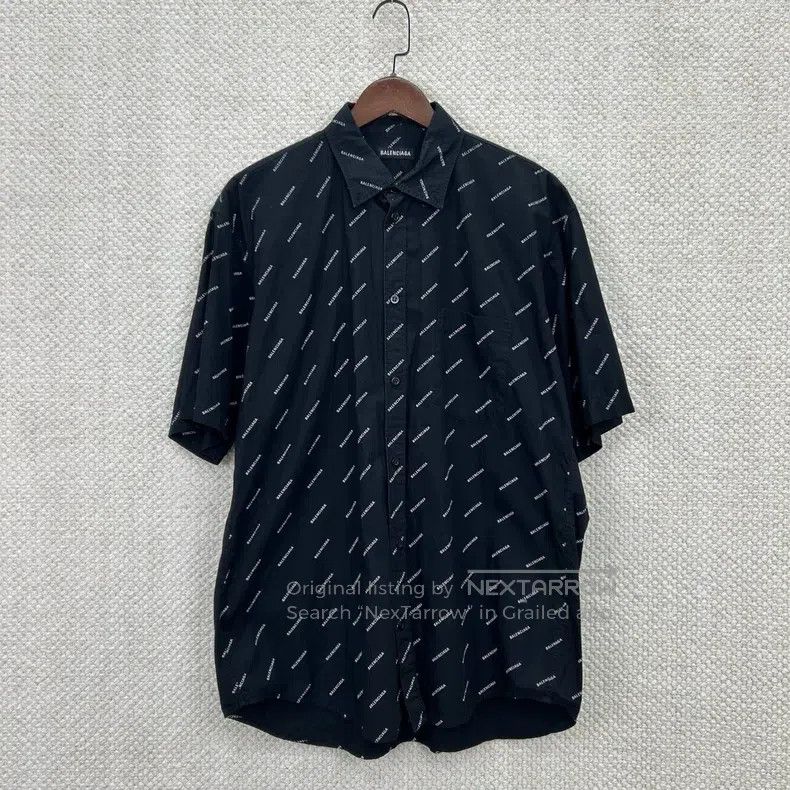 Balenciaga Balenciaga size 38 Printed Logo Shirt Size XS / US 0-2 / IT 36-38 - 1 Thumbnail