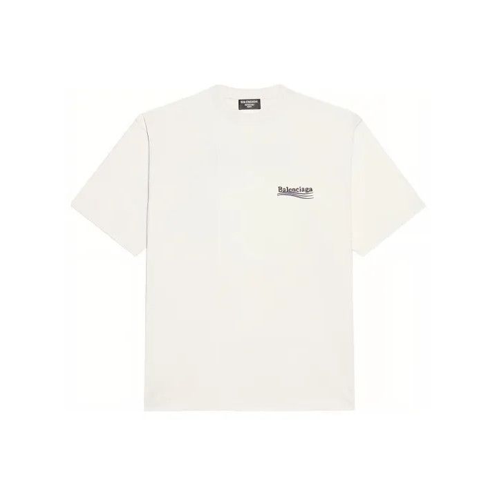 Balenciaga Balenciaga Political Campaign Large Fit Logo T-Shirt Size US XL / EU 56 / 4 - 1 Thumbnail