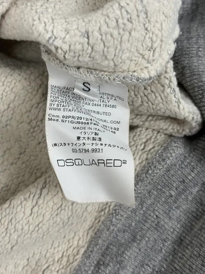 Dsquared2 FW2013 Dsquared2 Grey Distressed Boxing Sweater Size US S / EU 44-46 / 1 - 8 Thumbnail