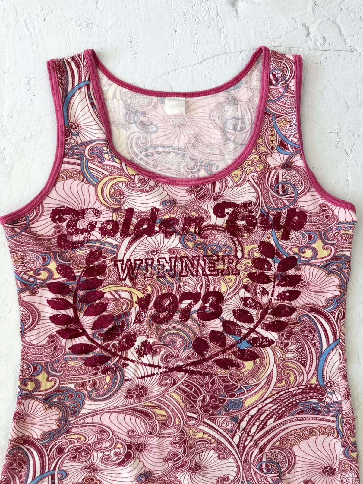 Beauty Beast × If Six Was Nine × Vintage Vintage Printed Tank Top Size S / US 4 / IT 40 - 2 Thumbnail