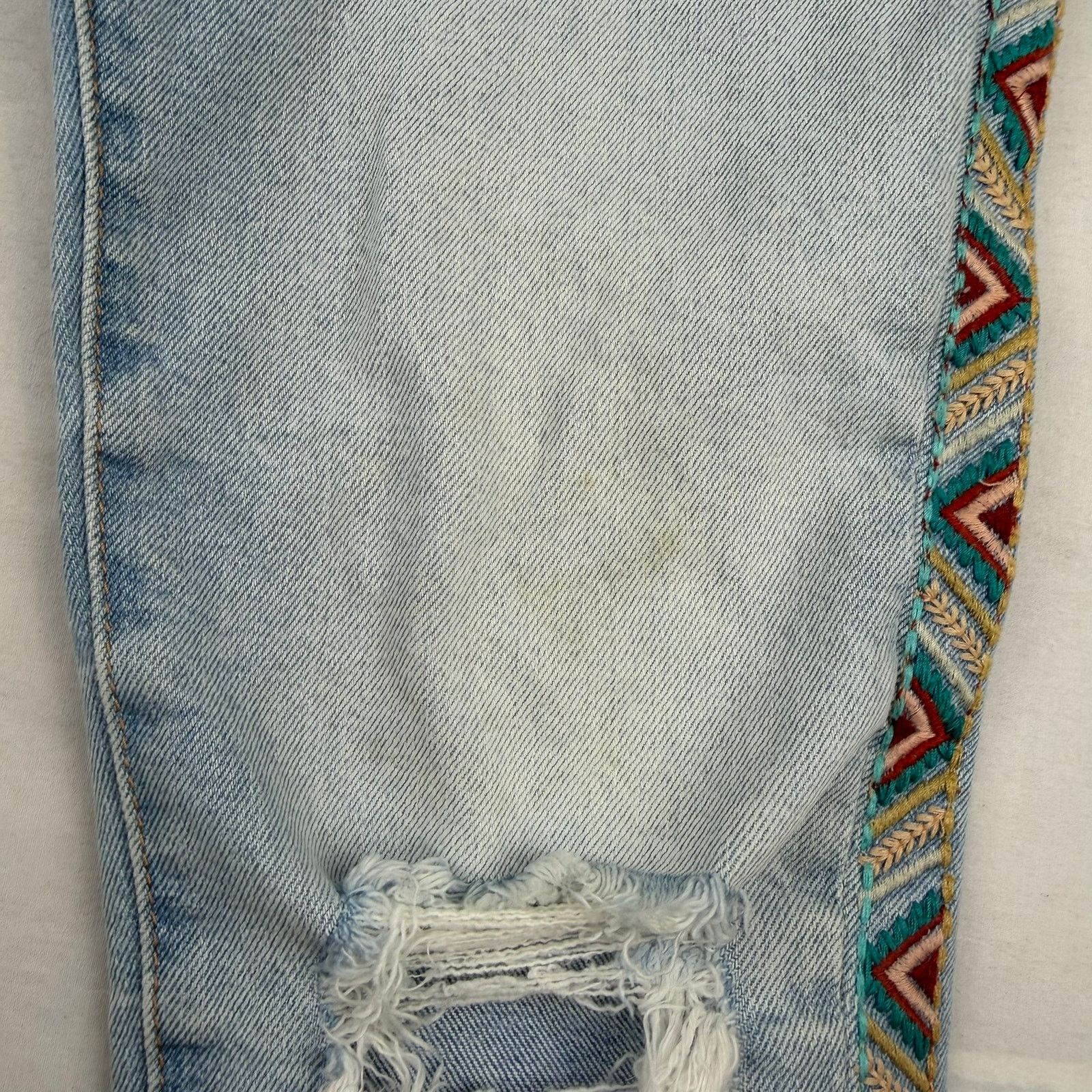 Other Driftwood Gizelle Skinny Jeans Size 24 Aztec Trim Size 24" / US 00 / IT 34 - 5 Thumbnail