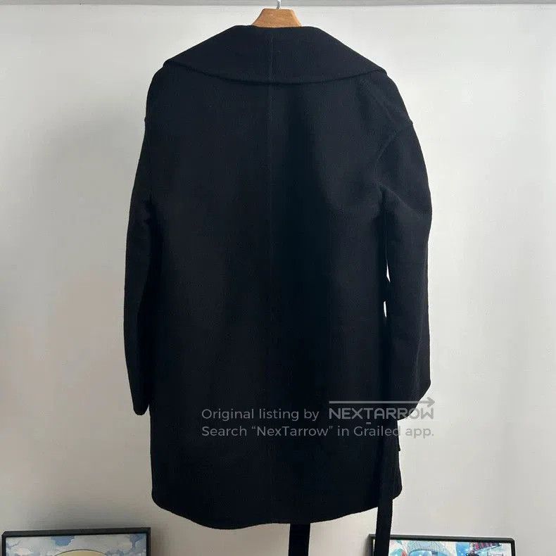 Hermes Hermes Black Cashmere Belted Coat. Size US S / EU 44-46 / 1 - 2 Thumbnail