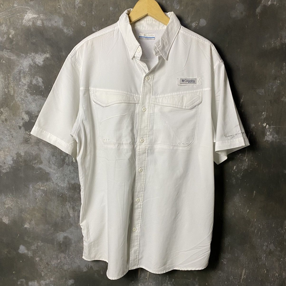 Columbia omni-shield performance fishing gear shirt