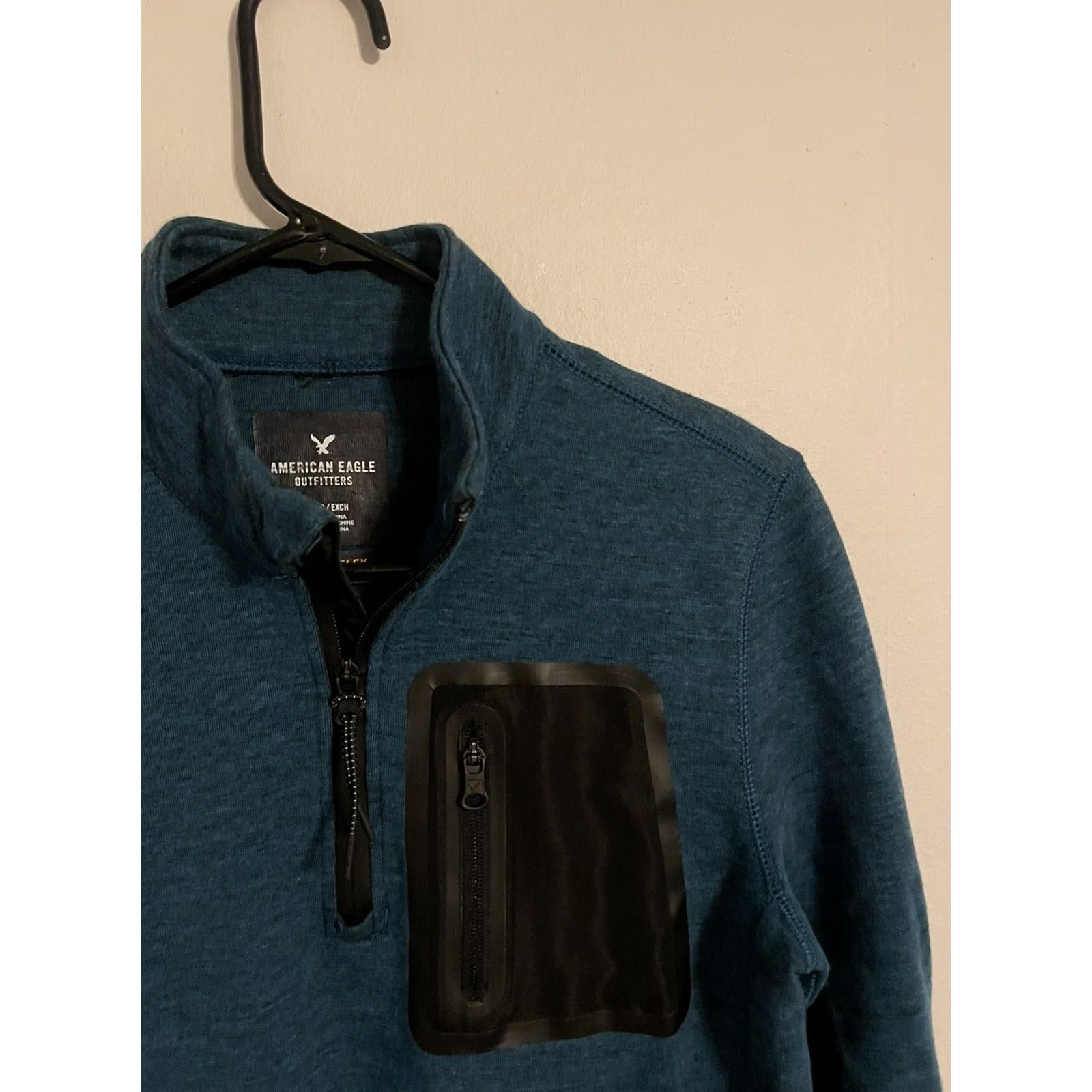 American Eagle Outfitters American Eagle AEO Active Flex Teal Pullover Jacket Sweatshirt Men's XSmall XS Size US XS / EU 42 / 0 - 2 Thumbnail