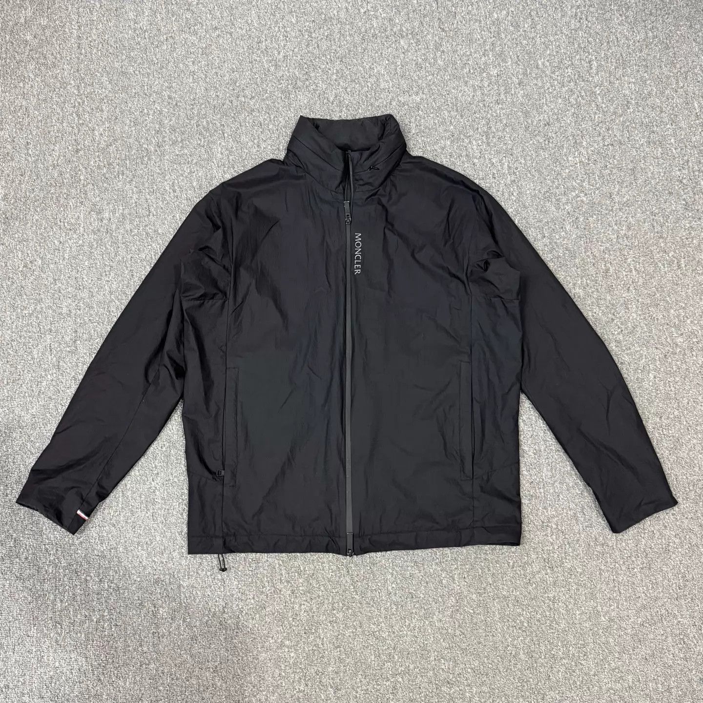 Moncler Black Lightweight Zip-Up Jacket XL Size US XL / EU 56 / 4 - 1 Thumbnail