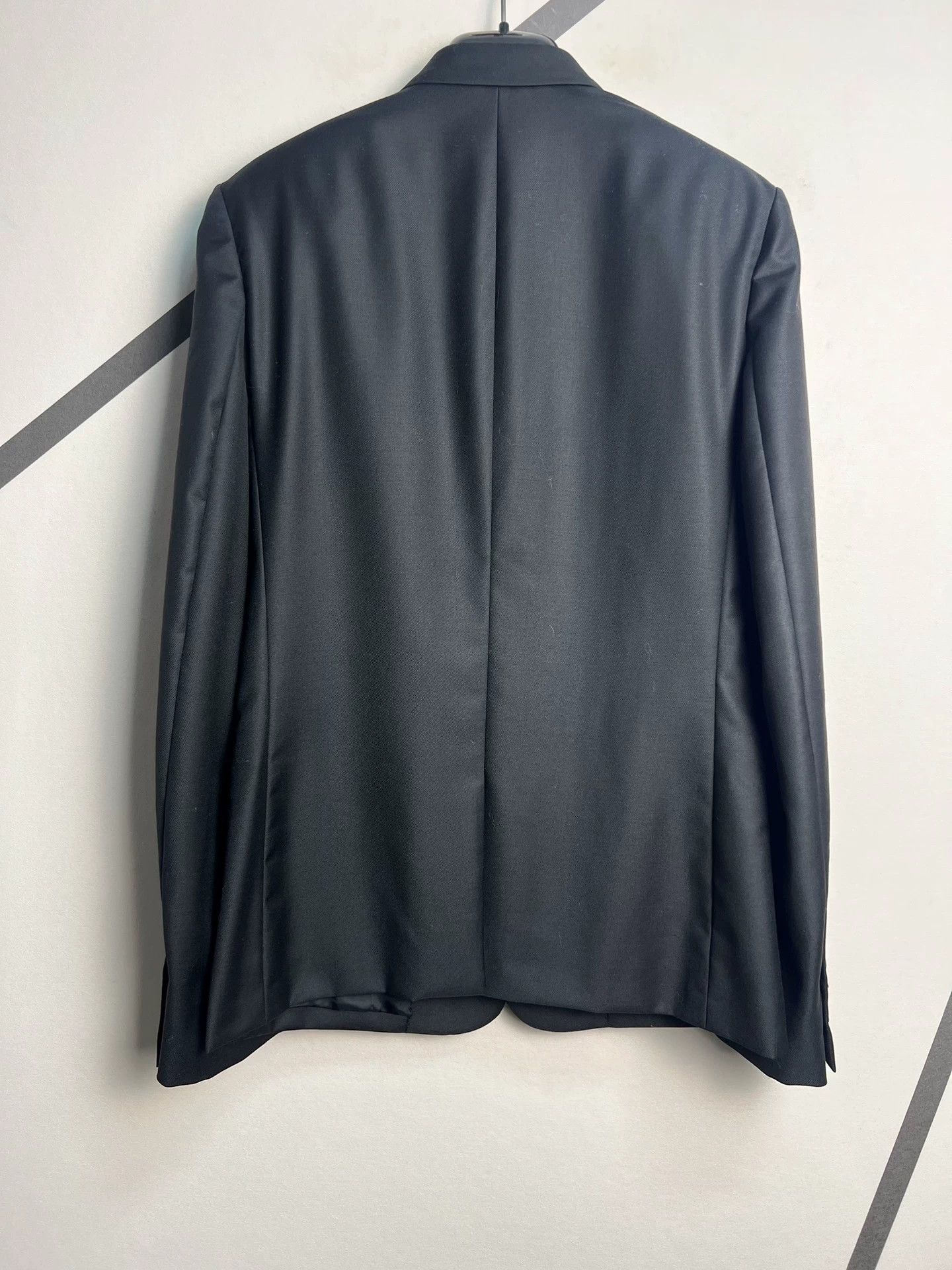 Dior Dior Homme Spring/Summer 2015 Blue Double-Front Black Suit Size 44R - 2 Thumbnail