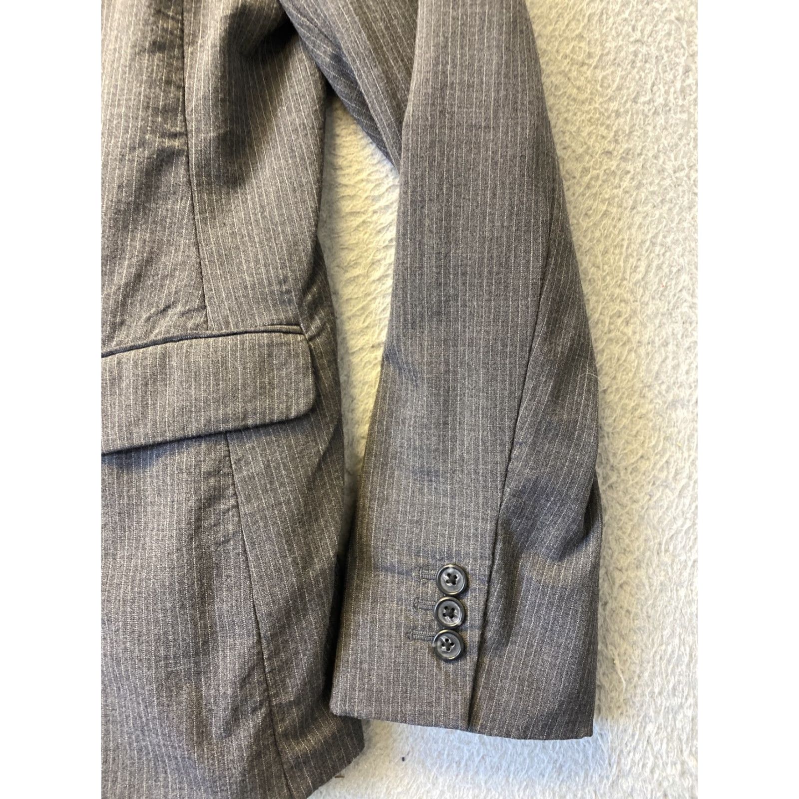 Banana Republic Banana Republic Wool Blazer Womens 14 Button Stripes /108-45 Size XL / US 12-14 / IT 48-50 - 5 Thumbnail