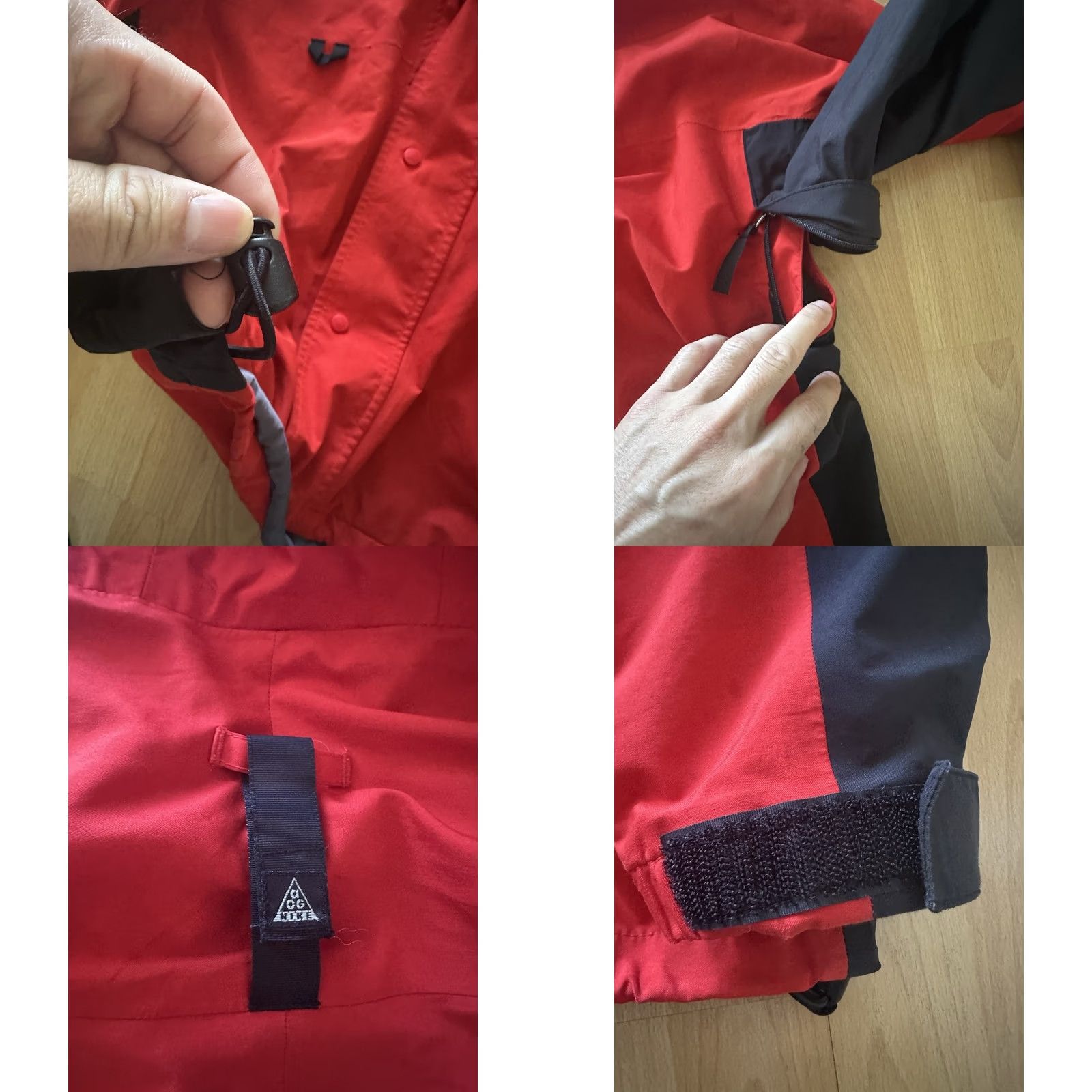 Nike ACG VINTAGE Nike ACG Storm-Fit Mountain Parka Jacket Mens Size L Red 90s Parka Tech Jacket Regular Vintage 90s Mens Size US L / EU 52-54 / 3 - 8 Thumbnail