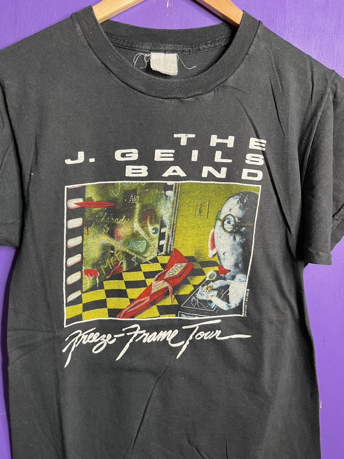 Band Tees × Vintage Vintage 1981 J Geils band freeze frame tour t-shirt Size US M / EU 48-50 / 2 - 3 Thumbnail