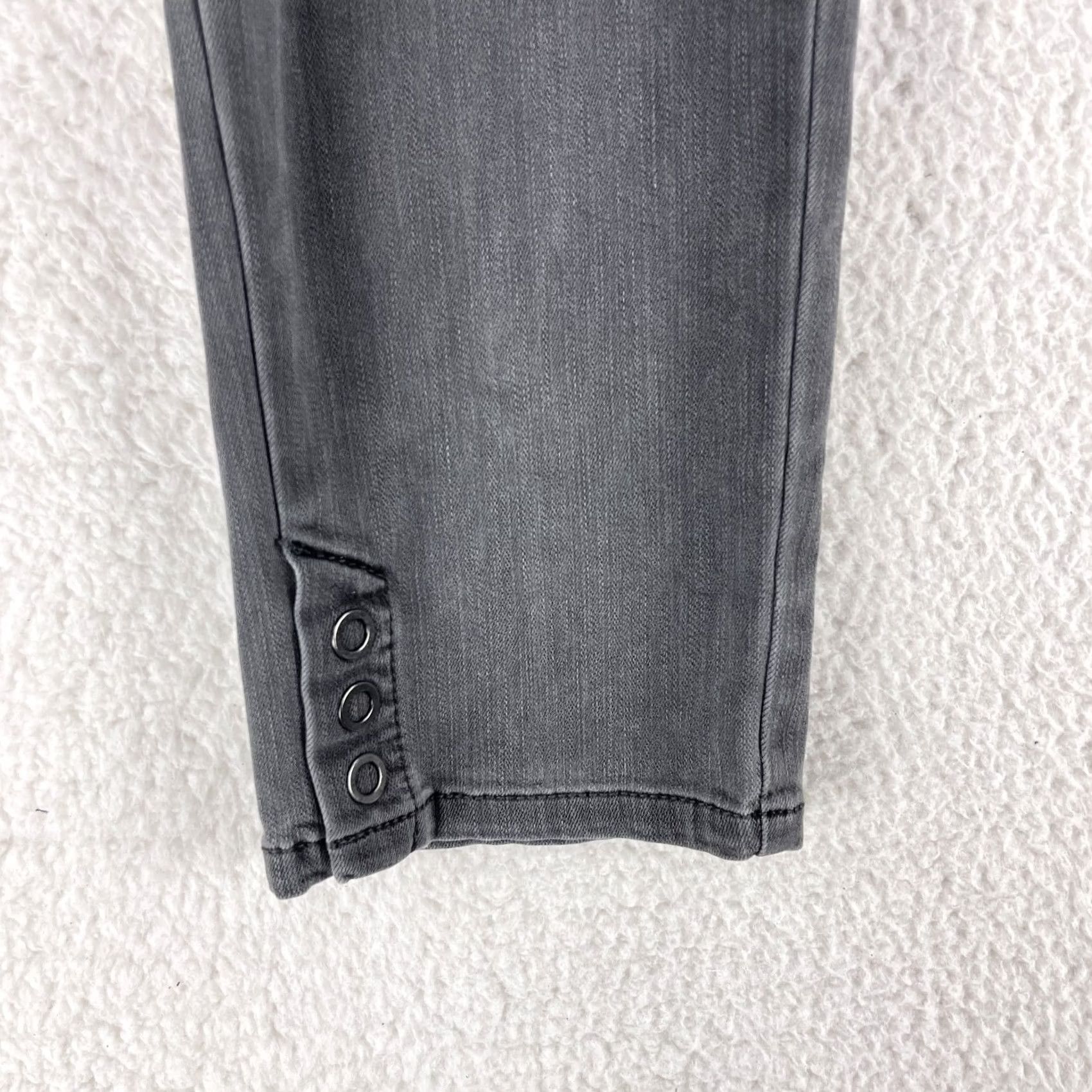 J. Jill J. Jill Slim Ankle Jeans Womens Size 12 Gray Denim Mid-Rise Casual Pants Slim Ankle Jeans Womens Gray Denim 12 Jeans Size 34" / US 12 / IT 48 - 7 Thumbnail