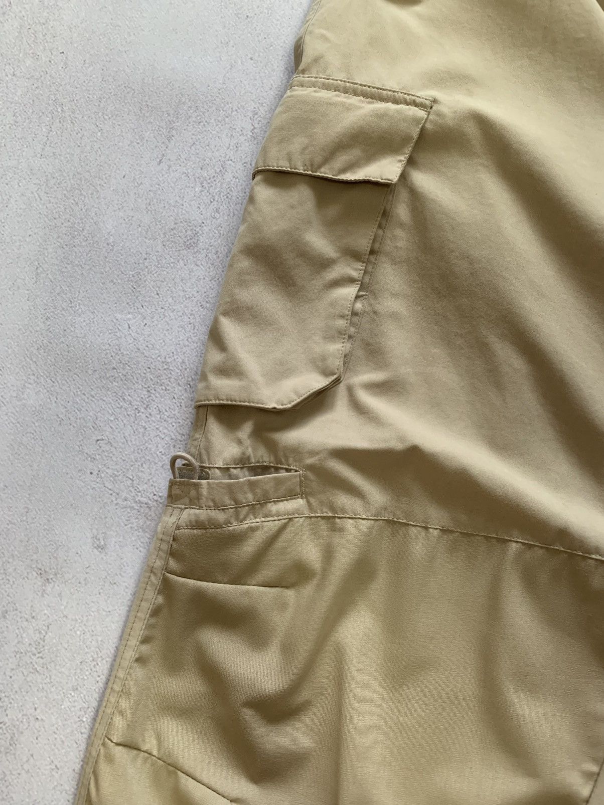 Nike × Vintage Vintage Nike Pants Track Cargo Nylon Baggy Double Knee 90s Size US 36 / EU 52 - 3 Thumbnail