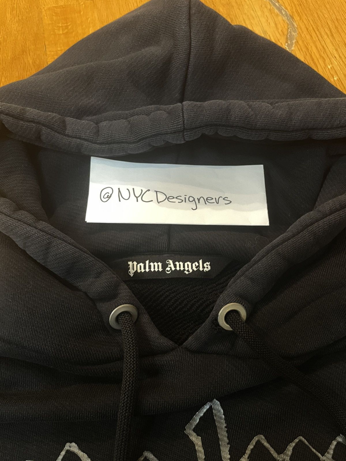 Palm Angels Palm Angels Black Logo Hoodie Size US M / EU 48-50 / 2 - 4 Thumbnail