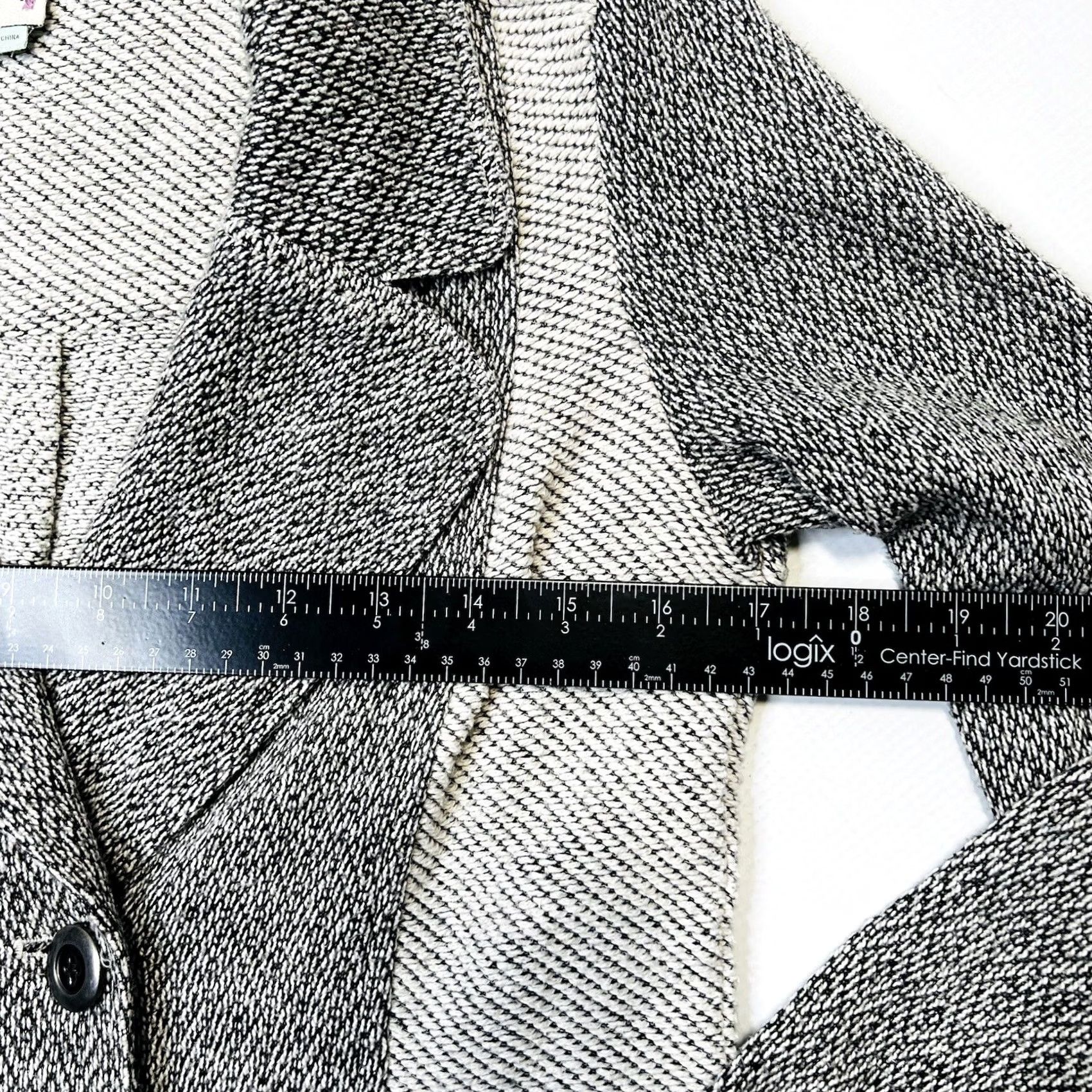 Vintage VINTAGE Anthropologie Milica Blazer Gray Knit Mid-Length Jacket XS Women Regular Size Gray Milica Blazer Anthropologie Saturday Sunday Knit Jacket Size XS / US 0-2 / IT 36-38 - 7 Thumbnail