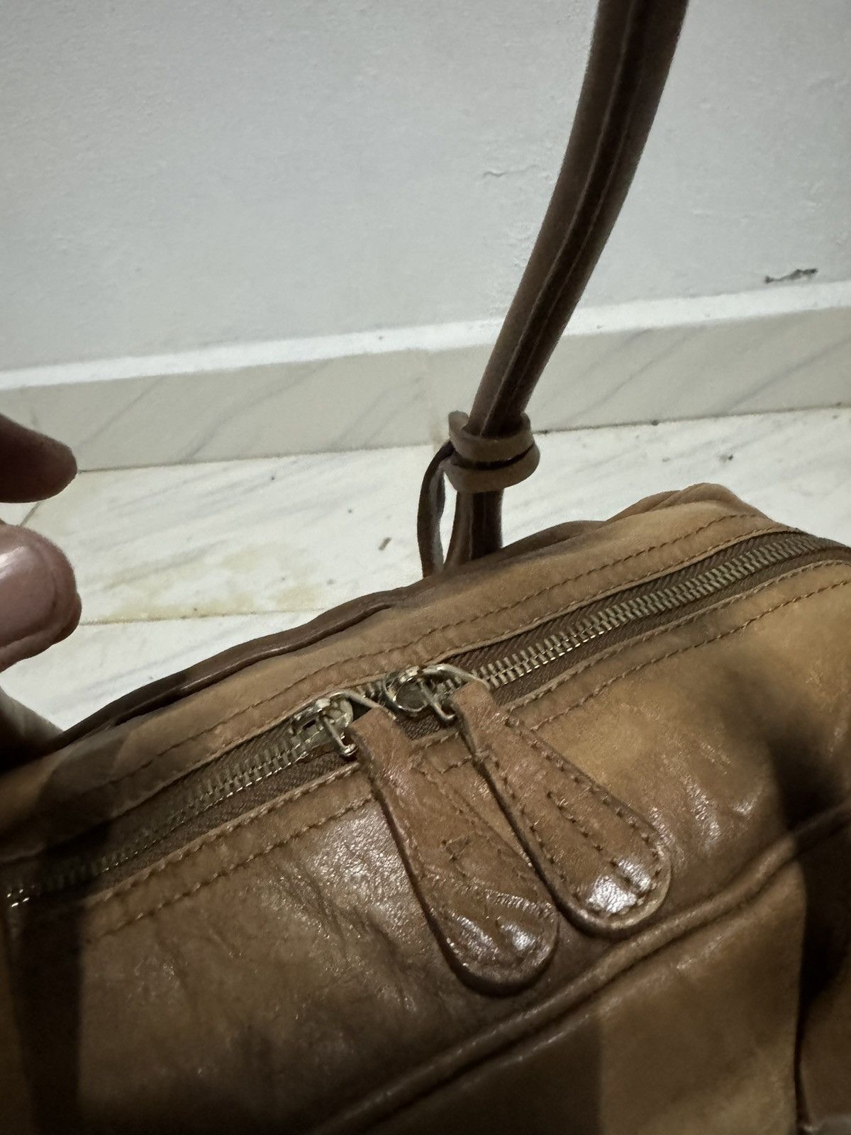 Armani Exchange × Leather ARMANI EXCHANGE SOFT LEATHER SHOULDER BAG Size ONE SIZE - 9 Thumbnail