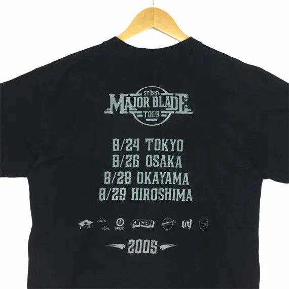 Stussy Vtg 2005 STUSSY SKATEBOARD Major Blade Tour Tee Shirt 8 Ball Size US M / EU 48-50 / 2 - 6 Thumbnail