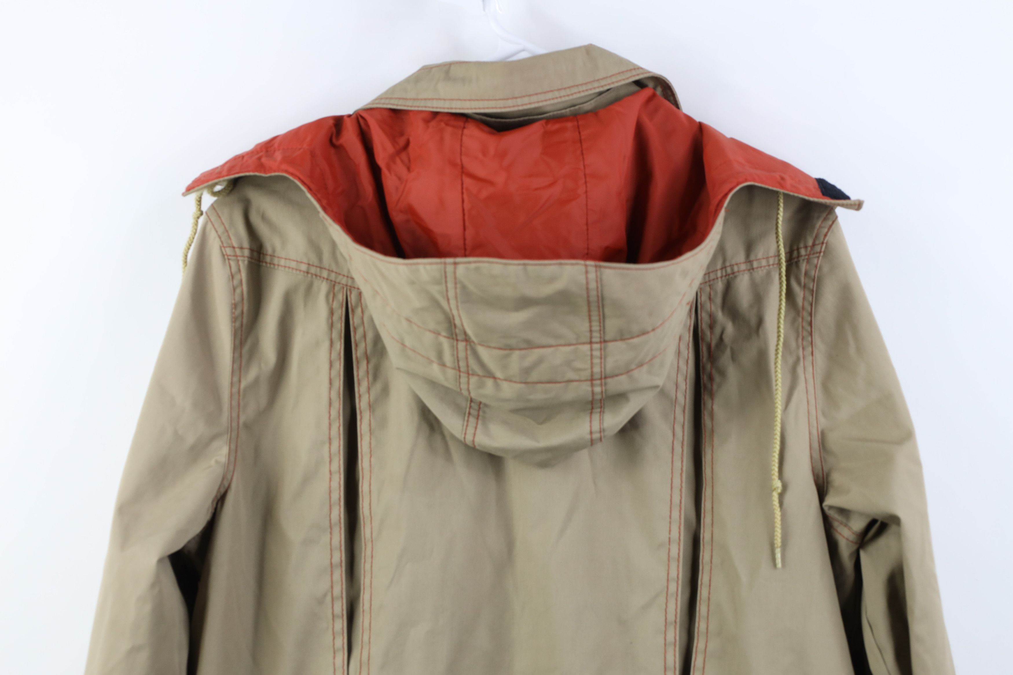 Vintage Vintage 70s Streetwear Hooded Hiking Parka Rain Jacket USA Size L / US 10 / IT 46 - 17 Thumbnail