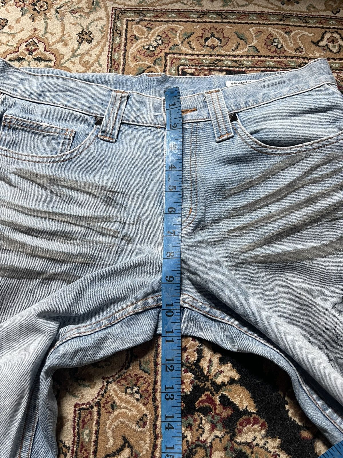 semanticdesign Very Rare Vintage Brand Semantic Design Flared Jeans 2000s Size US 32 / EU 48 - 14 Thumbnail