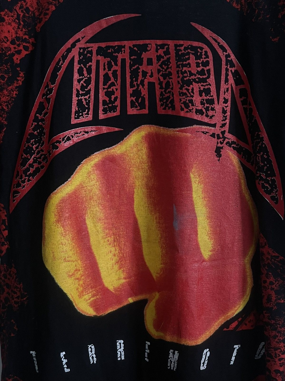 Band Tees 💥RARE💥 1993 Litfiba Terremoto Band Tees Full Printed T-Shirt Size US L / EU 52-54 / 3 - 5 Thumbnail