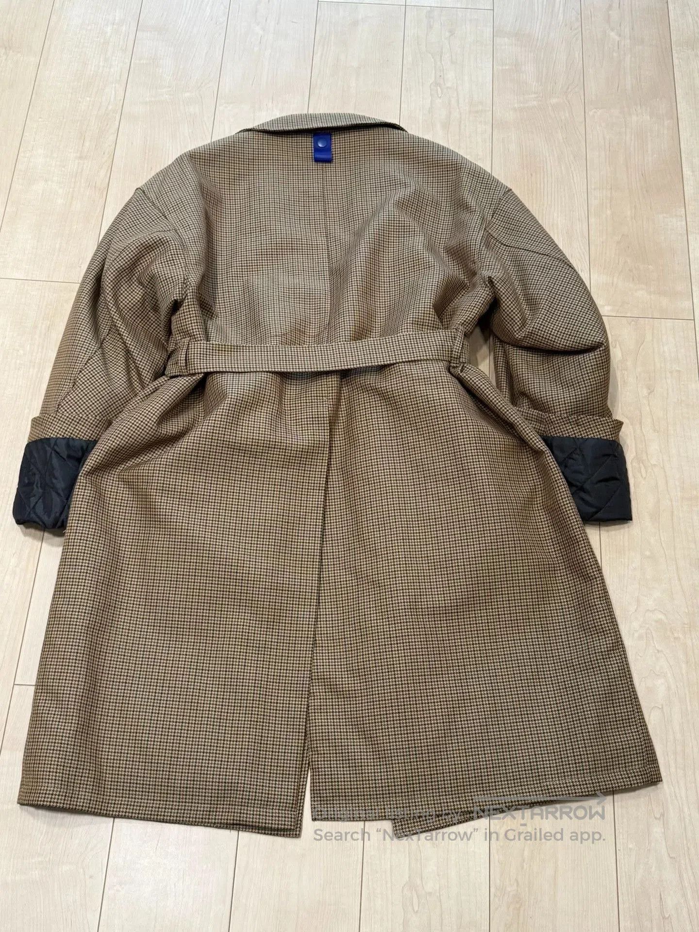 Vanishing Elephant Elephant Tribal Fabrics Wool Quilted Coat. Size US M / EU 48-50 / 2 - 4 Thumbnail