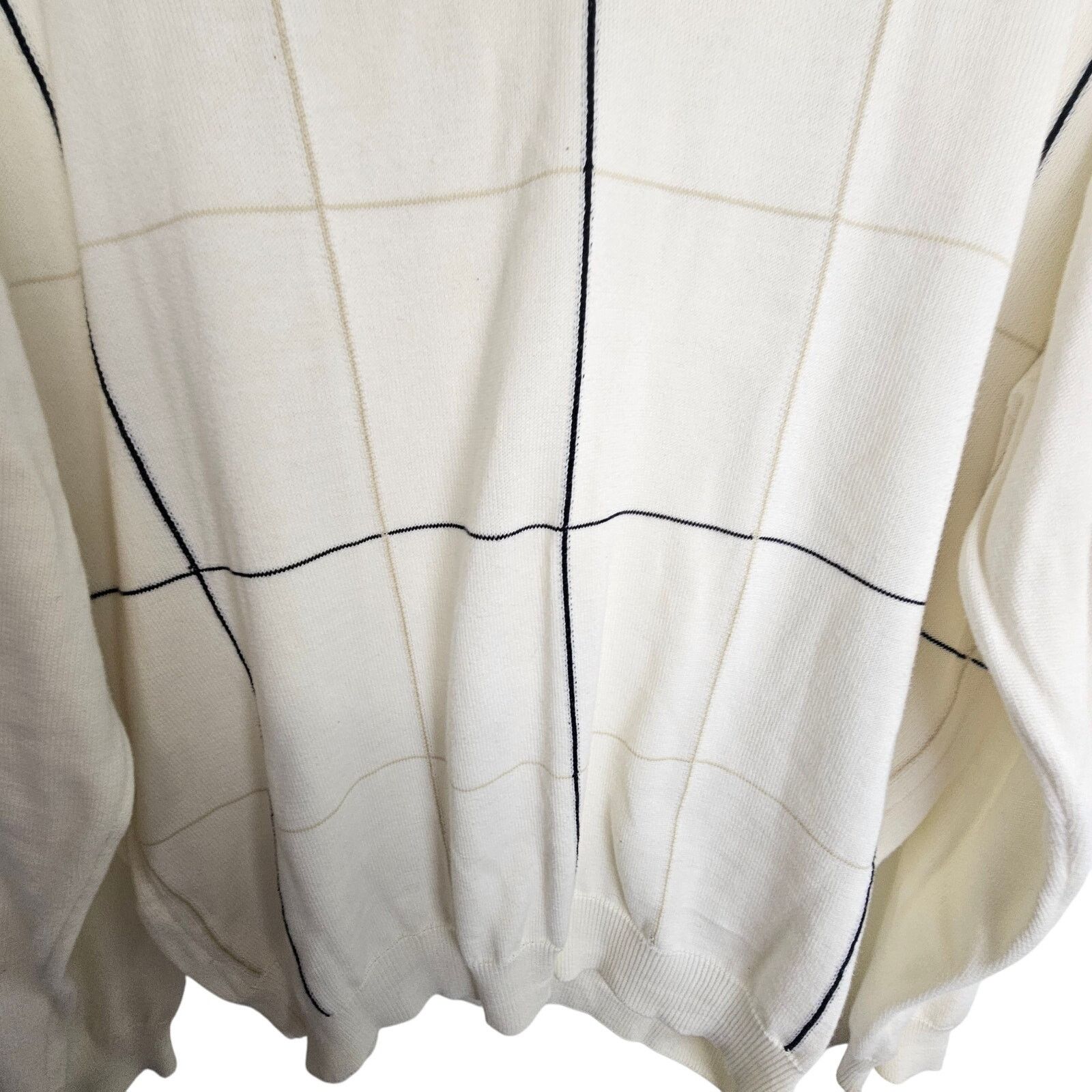 Lyle & Scott Lyle & Scott Scotland Sweater Pullover Sweater Ivory Men XL Size US XL / EU 56 / 4 - 3 Thumbnail
