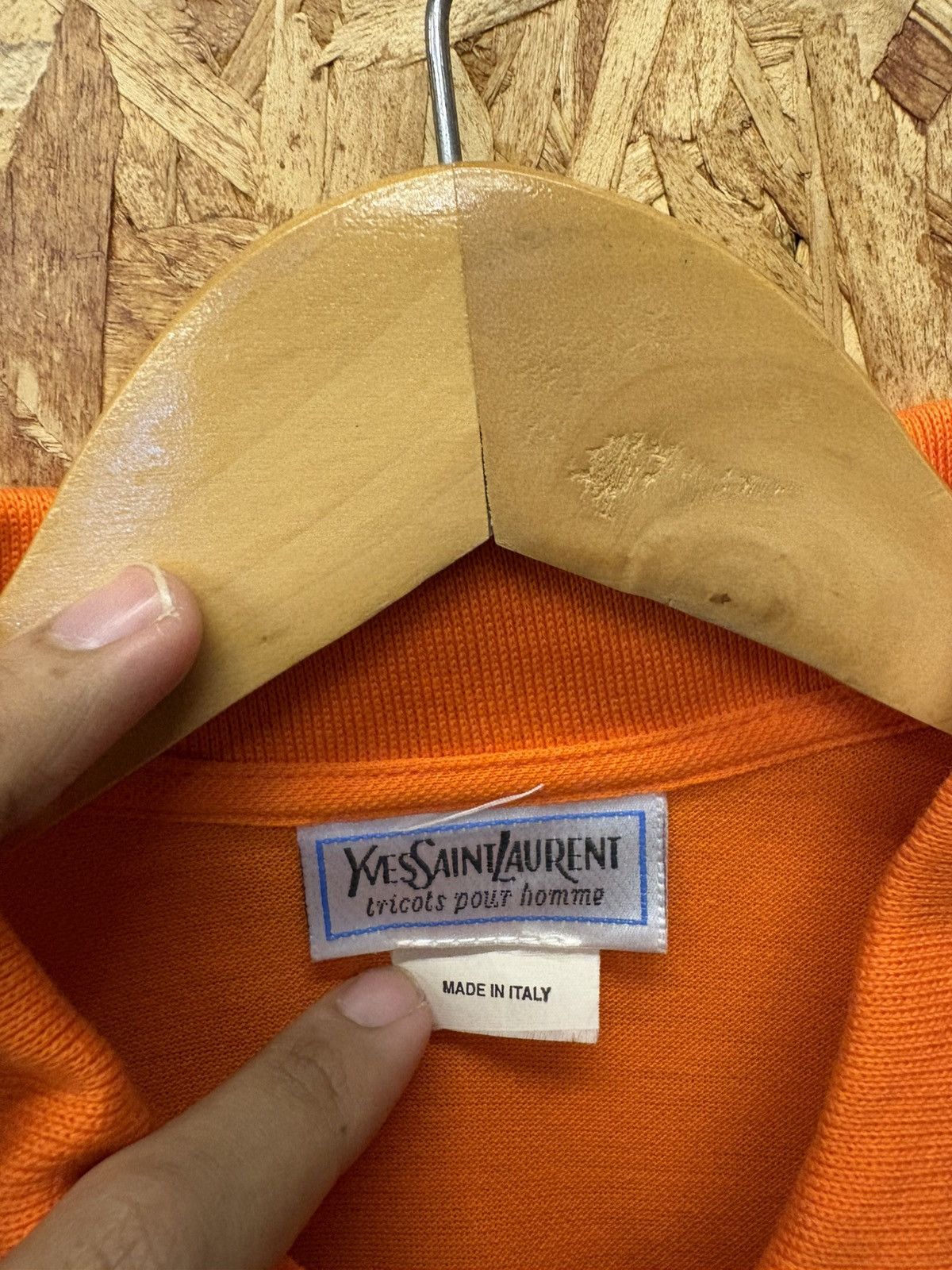 Yves Saint Laurent Vintage Yves Saint Laurent Collar Shirt 🔥 Size US M / EU 48-50 / 2 - 2 Thumbnail