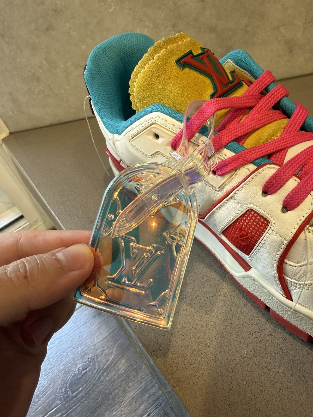 Louis Vuitton Louis Vuitton Japan Exclusive Upcycled Trainer Sneaker Size US 8 / EU 41 - 8 Thumbnail