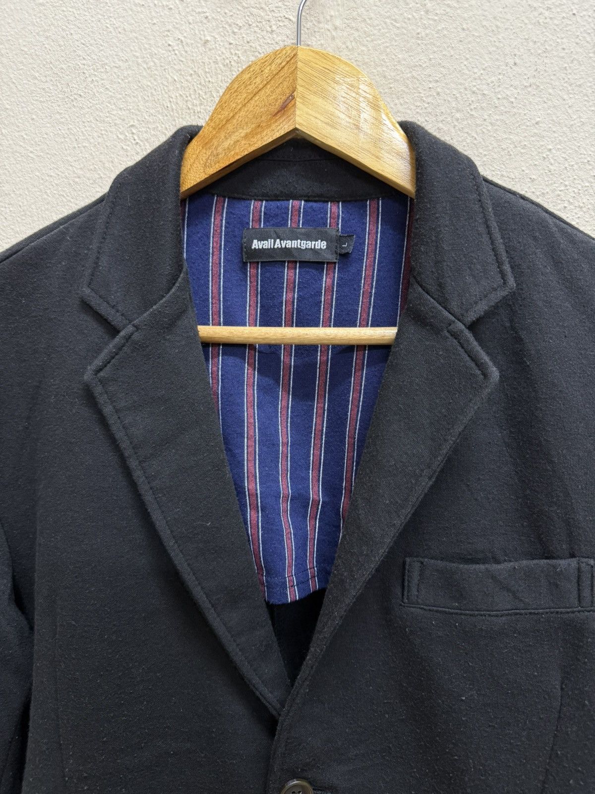 Japanese Brand Avail AvantGarde Casual Blazers Jacket Double Blend Size 38S - 17 Thumbnail
