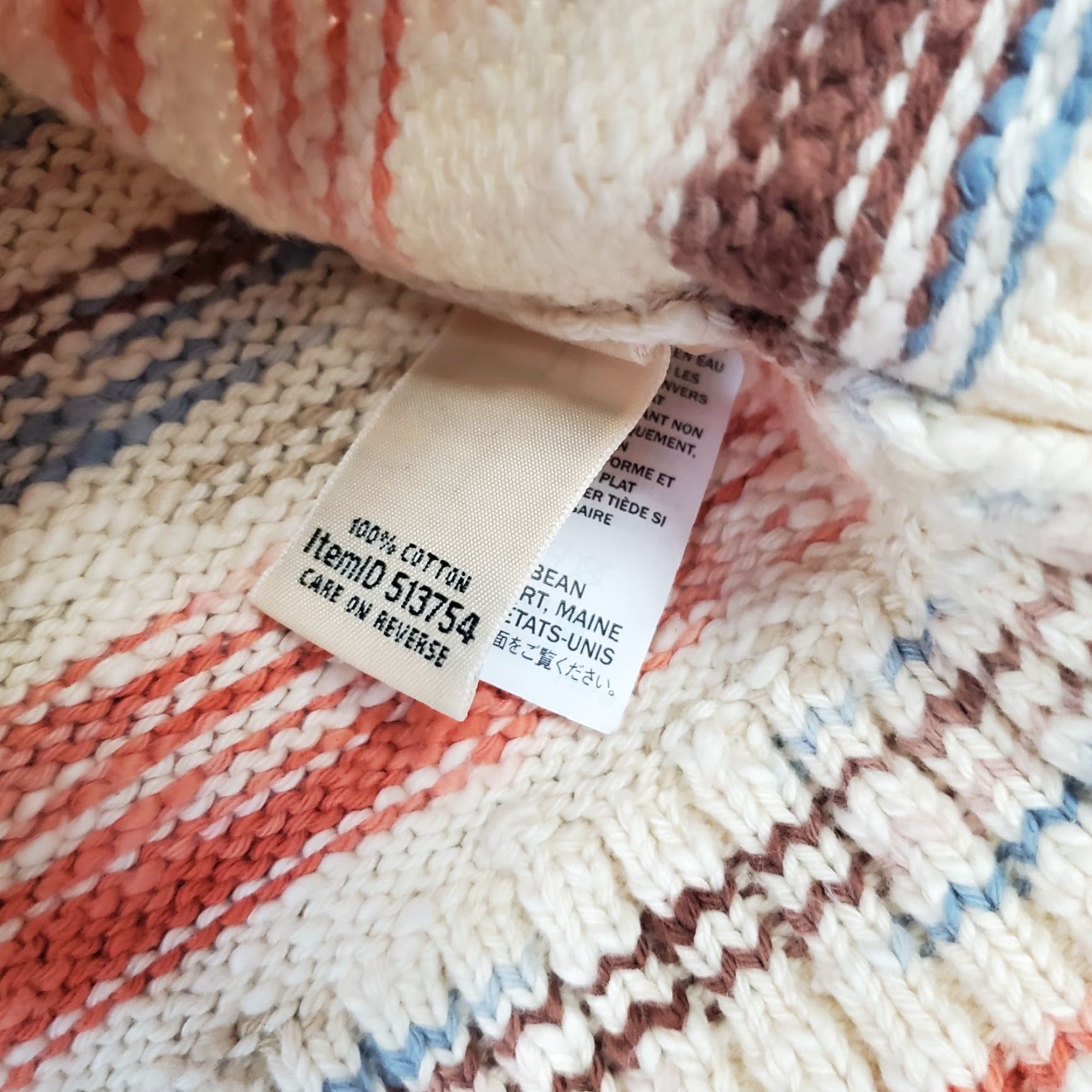 Vintage L.L. Bean Sweater Womens M Multi Space Dye Raglan Sleeve Mock Neck 513754 Size M / US 6-8 / IT 42-44 - 6 Thumbnail