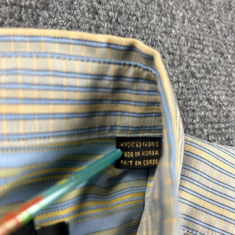 BUGATCHI Bugatchi Uomo Shirt Mens XL Striped Button Up Pocket Modal Size US XL / EU 56 / 4 - 4 Thumbnail