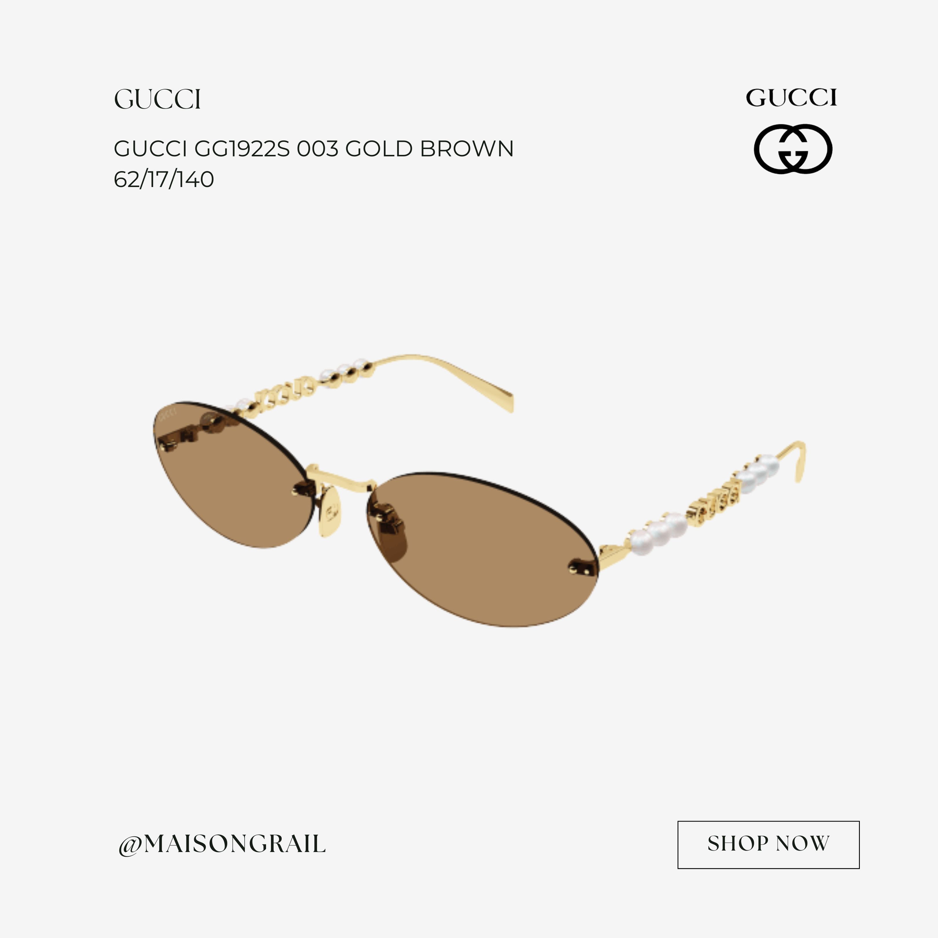 Gucci GUCCI GG1922S 003 SUNGLASSES Size ONE SIZE - 1 Thumbnail
