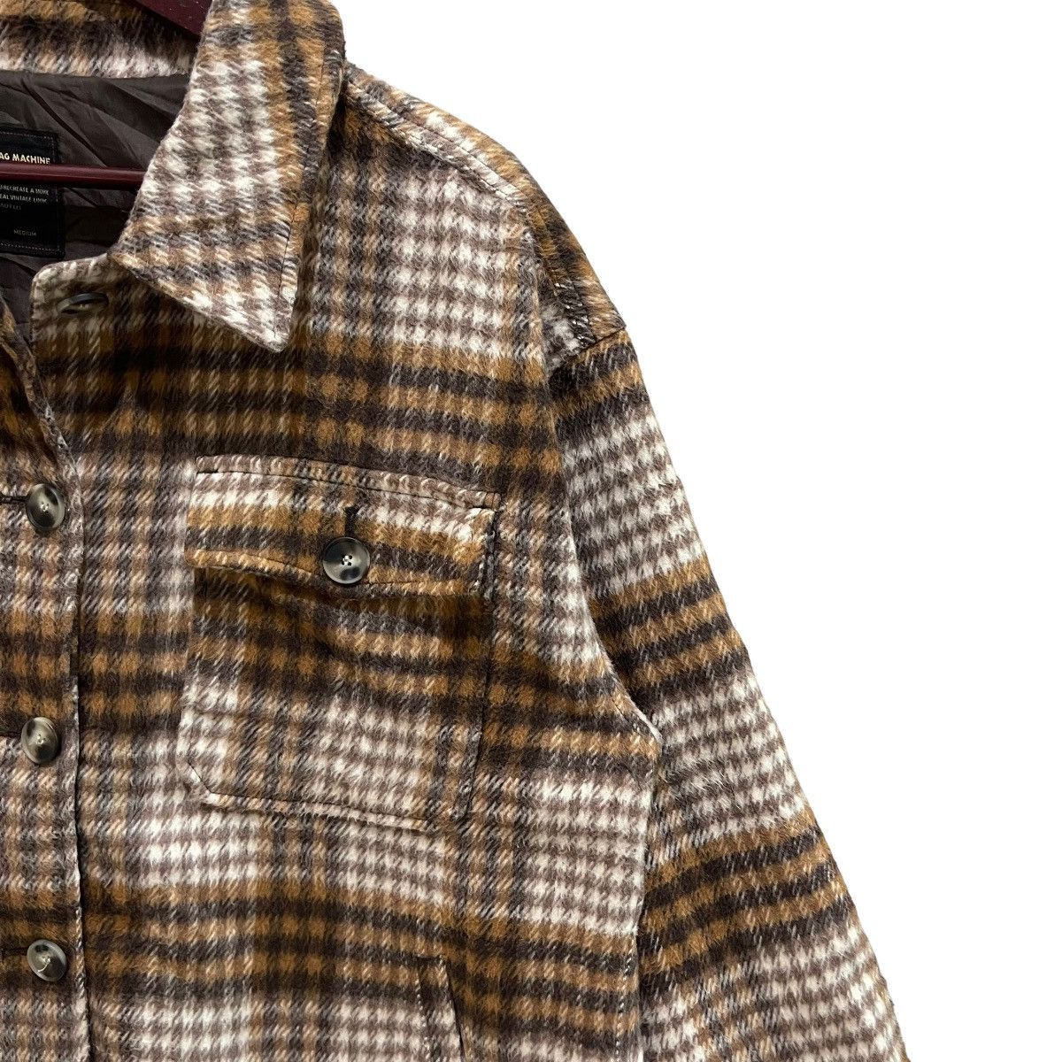 American Rag × Flannel × Vintage Vintage Rag Machine Button Jacket Size US M / EU 48-50 / 2 - 3 Thumbnail