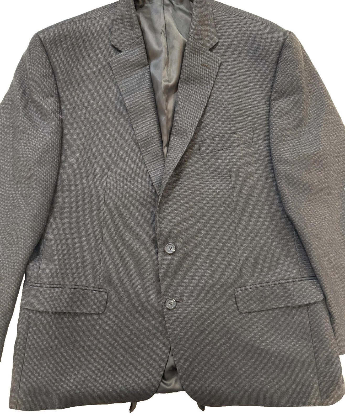 Chaps Ralph Lauren Blazer Mens 46R Gray Sport Coat Quiet Money Size 46R - 2 Thumbnail