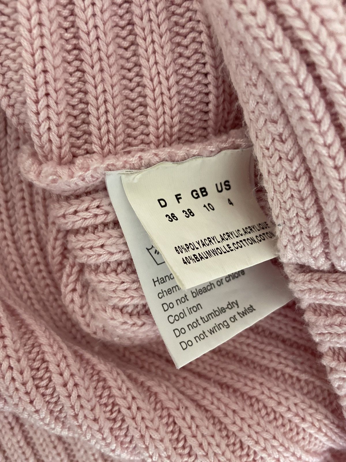 Designer × Vintage Vintage Deadstock Olsen Ribbed Cardigan size 10UK Size M / US 6-8 / IT 42-44 - 4 Thumbnail