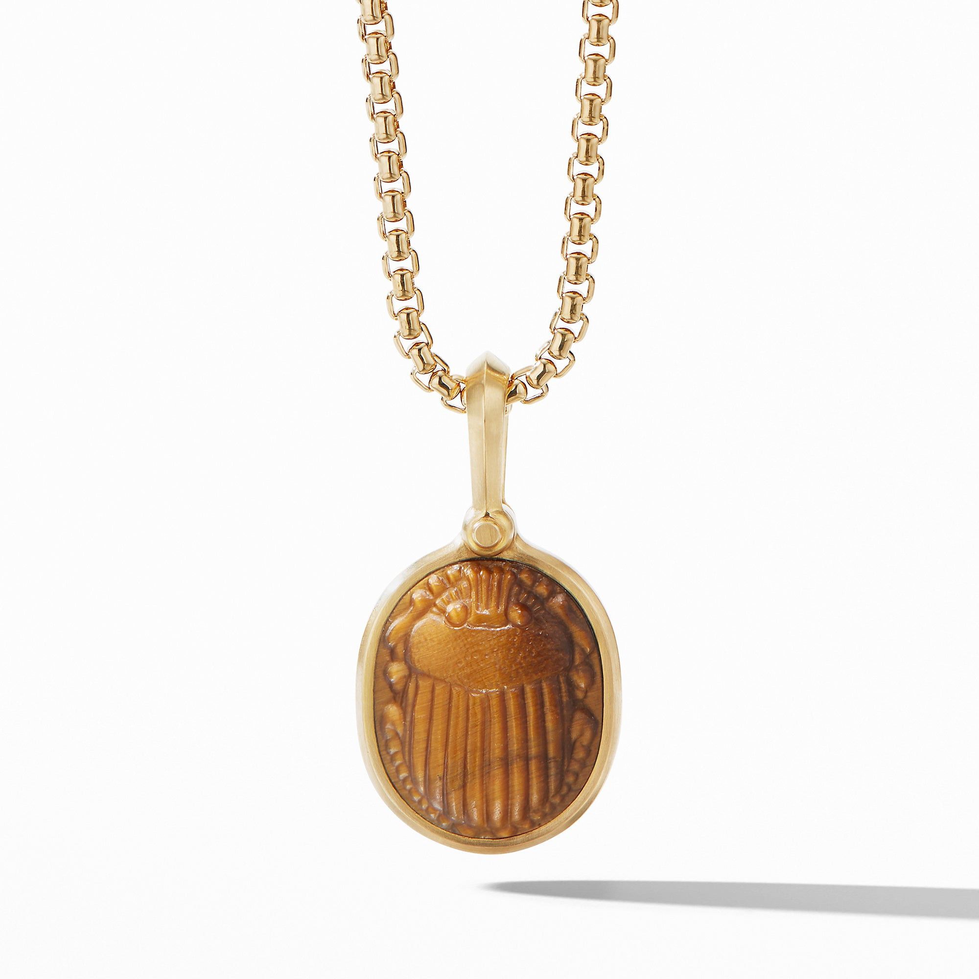 David Yurman o1w1db10526 D25345M /Size 9/Petrvs Scarab Amulet in Golden Size ONE SIZE - 1 Thumbnail