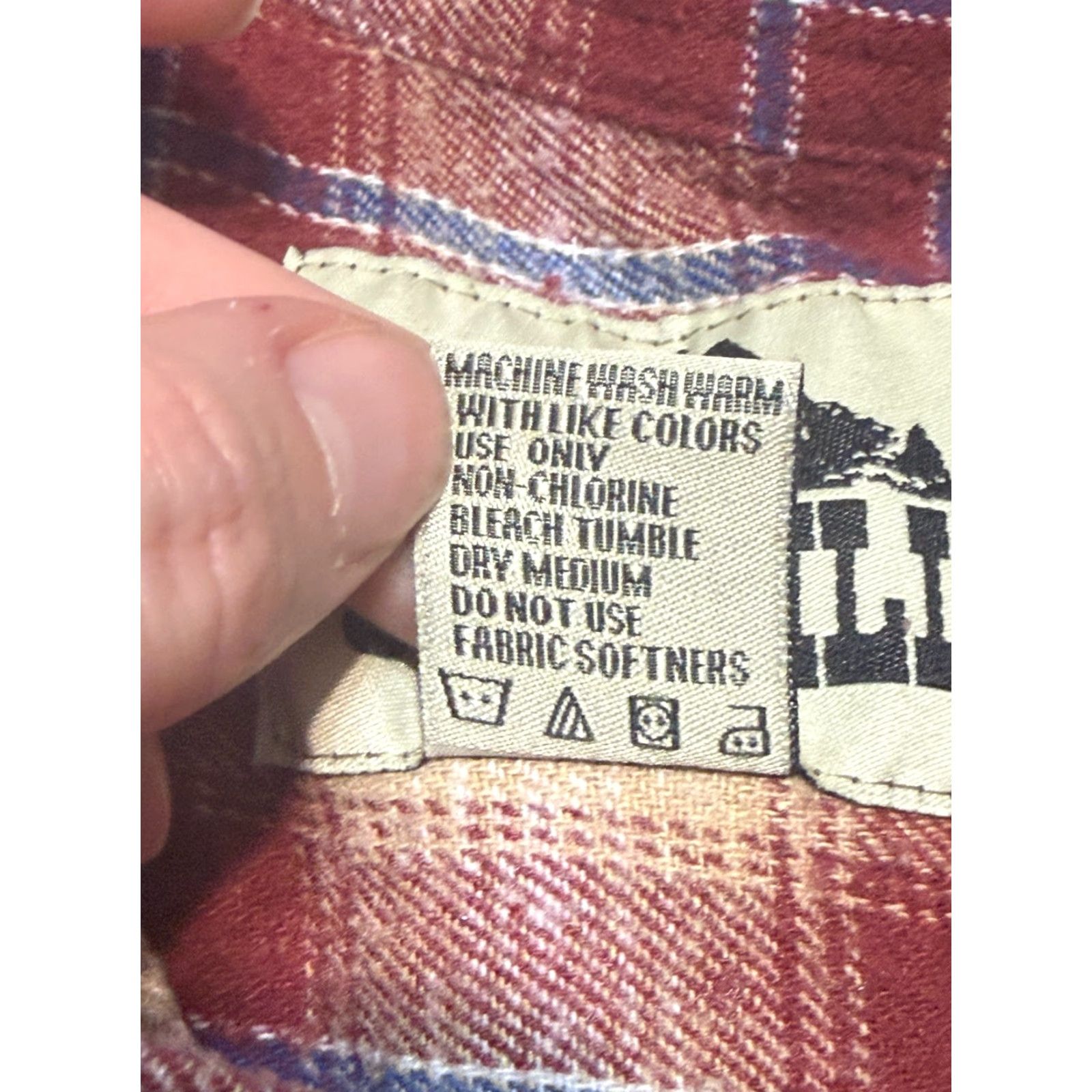 MILLY Old Mill Shirt Men’s XXL Red Brown White Blue Plaid Long Sleeve Button Up Size US XXL / EU 58 / 5 - 6 Thumbnail