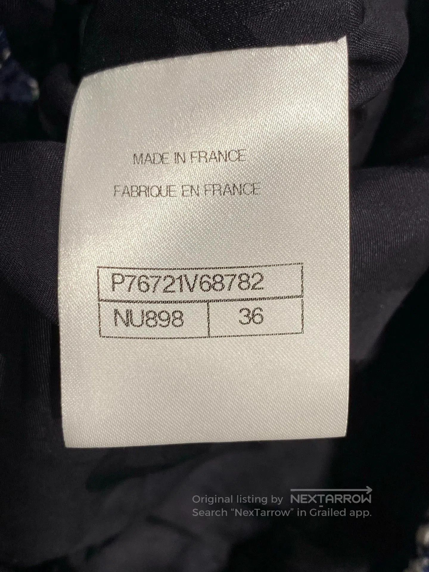 Chanel Chanel 2024 Blue Plaid Lapel Coat. Size US XS / EU 42 / 0 - 5 Thumbnail