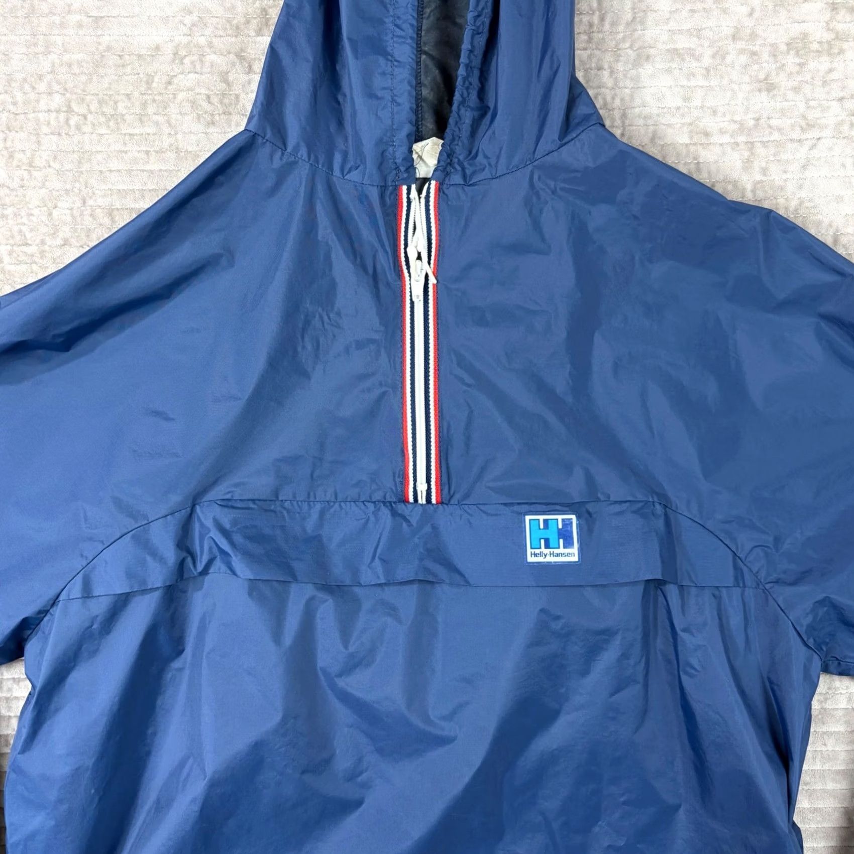 Helly Hansen Vintage Helly Hansen Navy Blue Anorak Windbreaker Jacket Large Mens USA Size US L / EU 52-54 / 3 - 2 Thumbnail