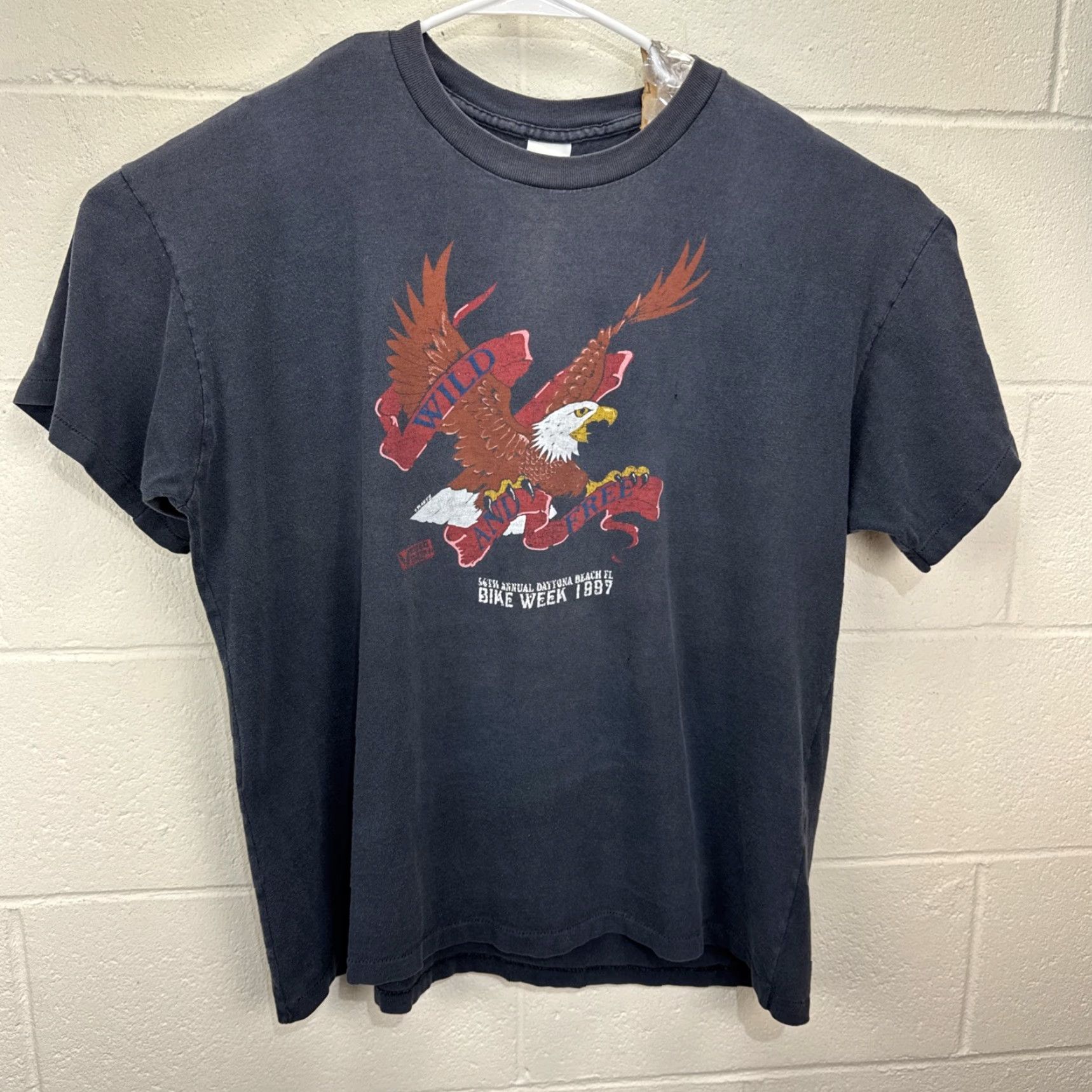 Vintage VINTAGE Cove Creek Motorcycle T Shirt XL Black Faded 90s Biker Harley Davidson Mens Size US XL / EU 56 / 4 - 2 Thumbnail