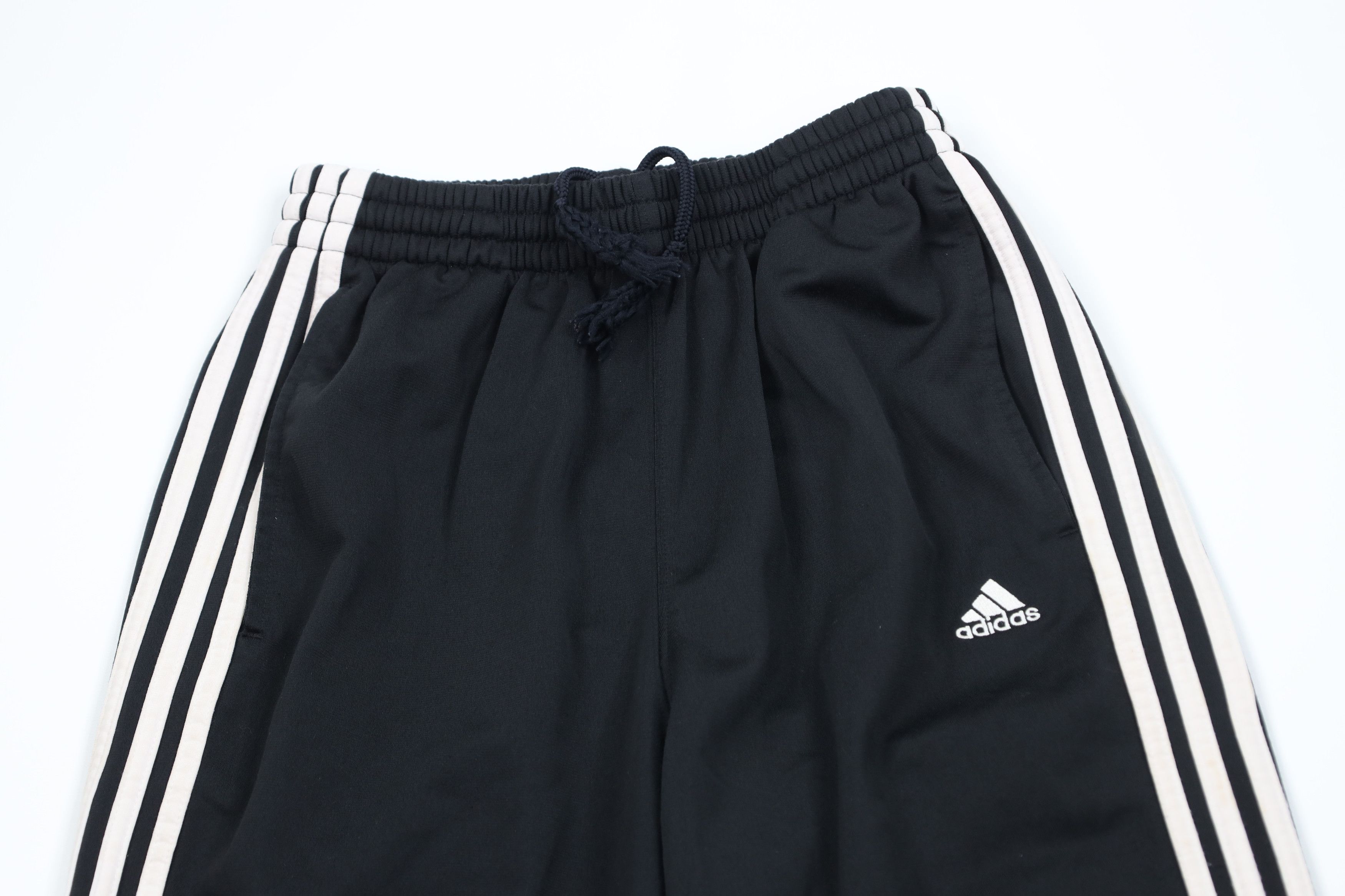 Adidas Vintage Y2K Adidas Striped Wide Leg Sweatpants Pants Black Size US 32 / EU 48 - 2 Thumbnail