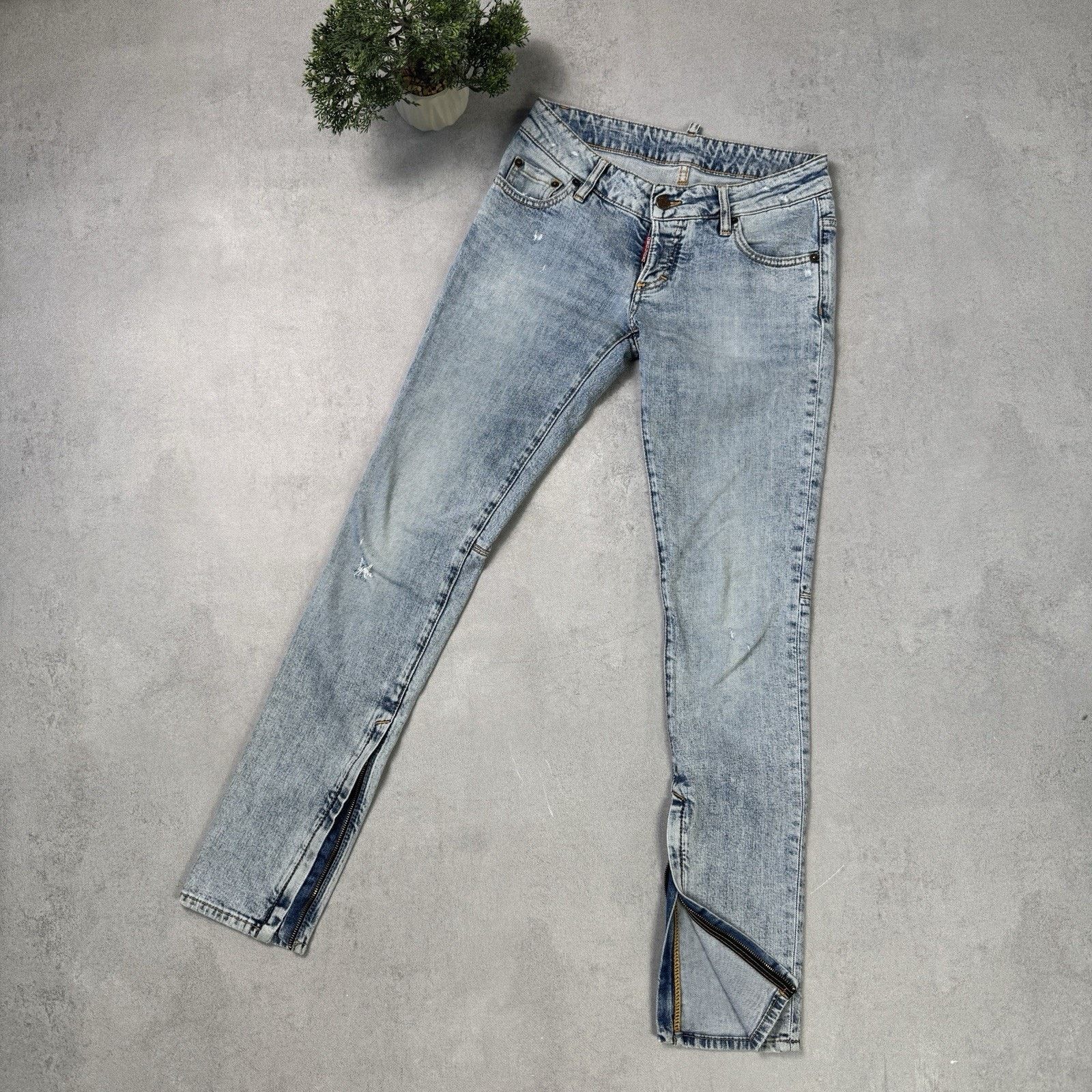 Dsquared2 Dsquared2 Women Denim Pats Jeans Blue Size 40 Size 27" / US 4 / IT 40 - 1 Thumbnail