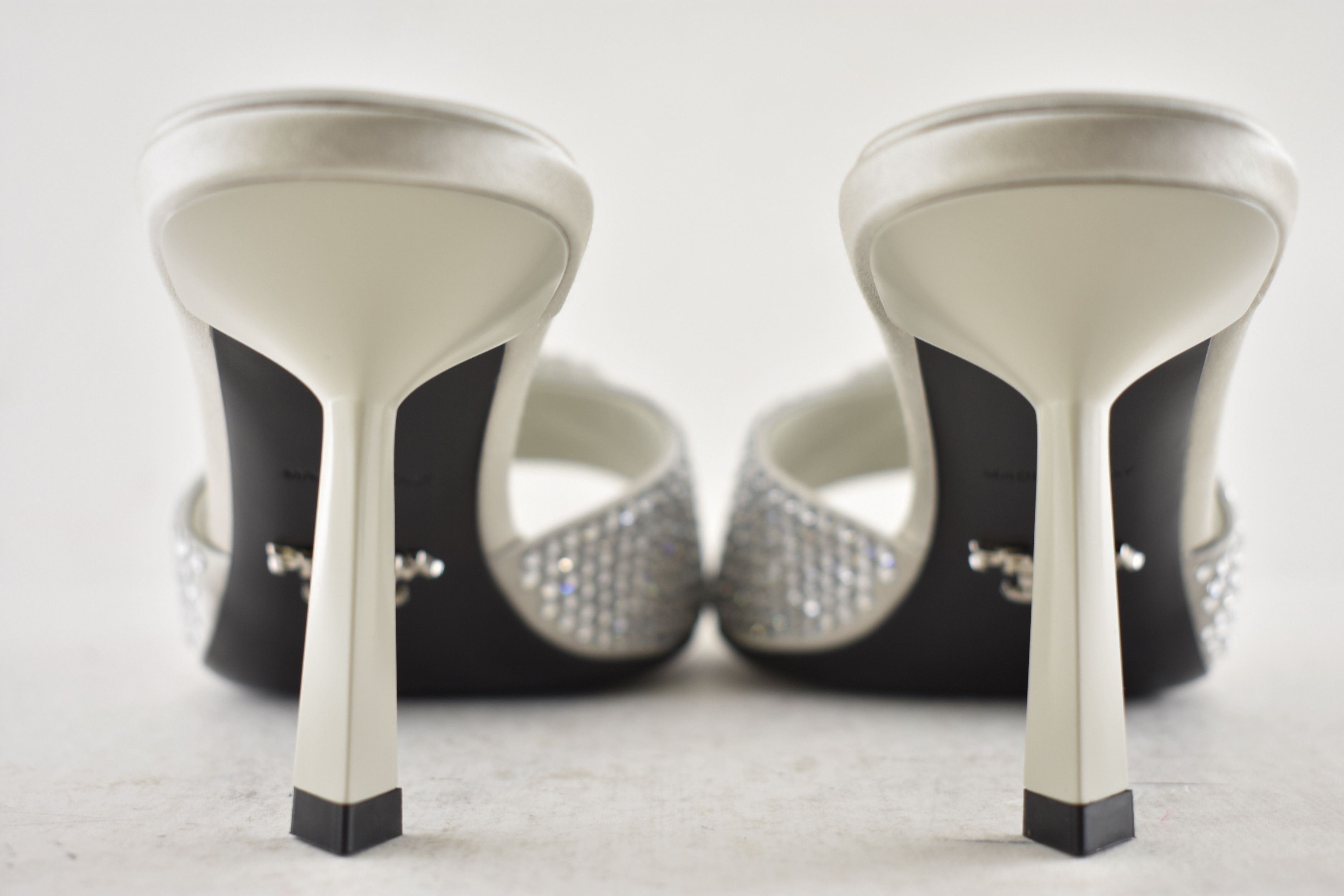 Prada Prada Crystal Stiletto Perla Backless Sandal Mule Heel 36 Size US 6 / IT 36 - 16 Thumbnail