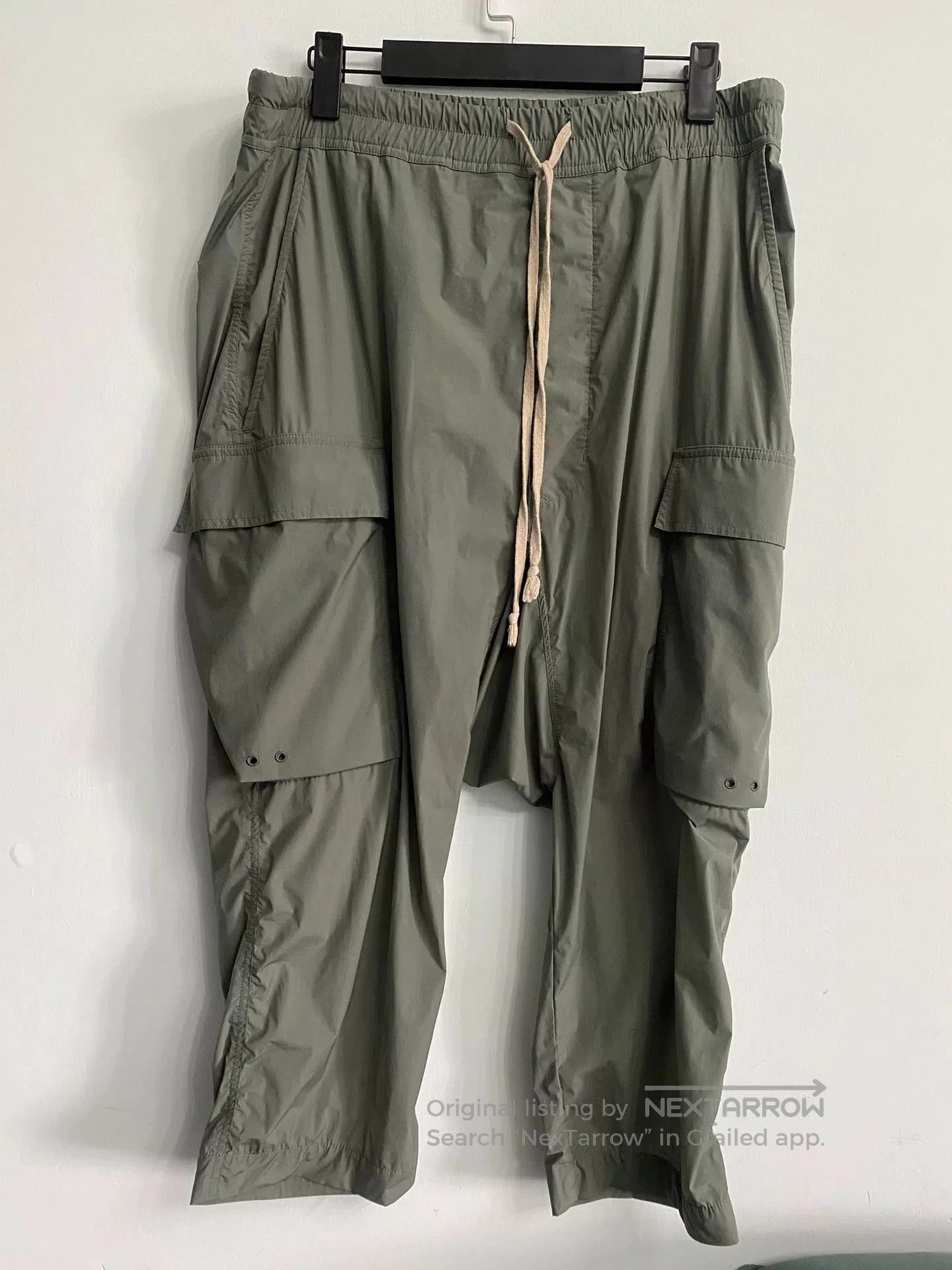 rick owens green nylon three.
