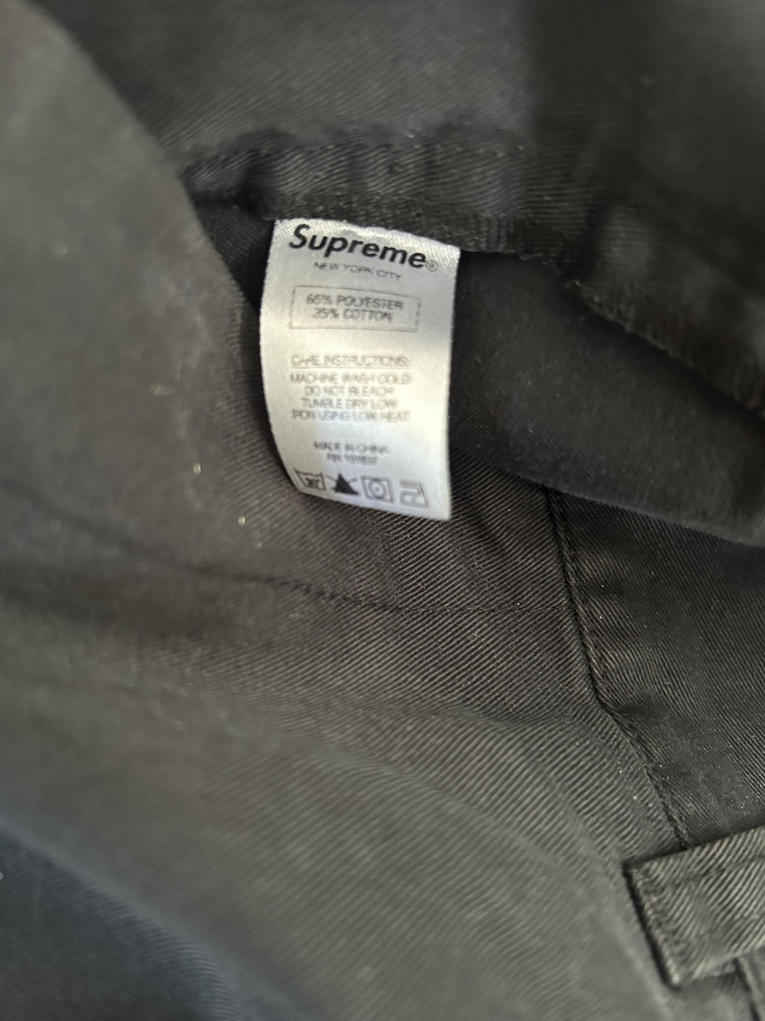 Supreme Supreme® Crown Chino Black Pant - 34 Size US 34 / EU 50 - 3 Thumbnail