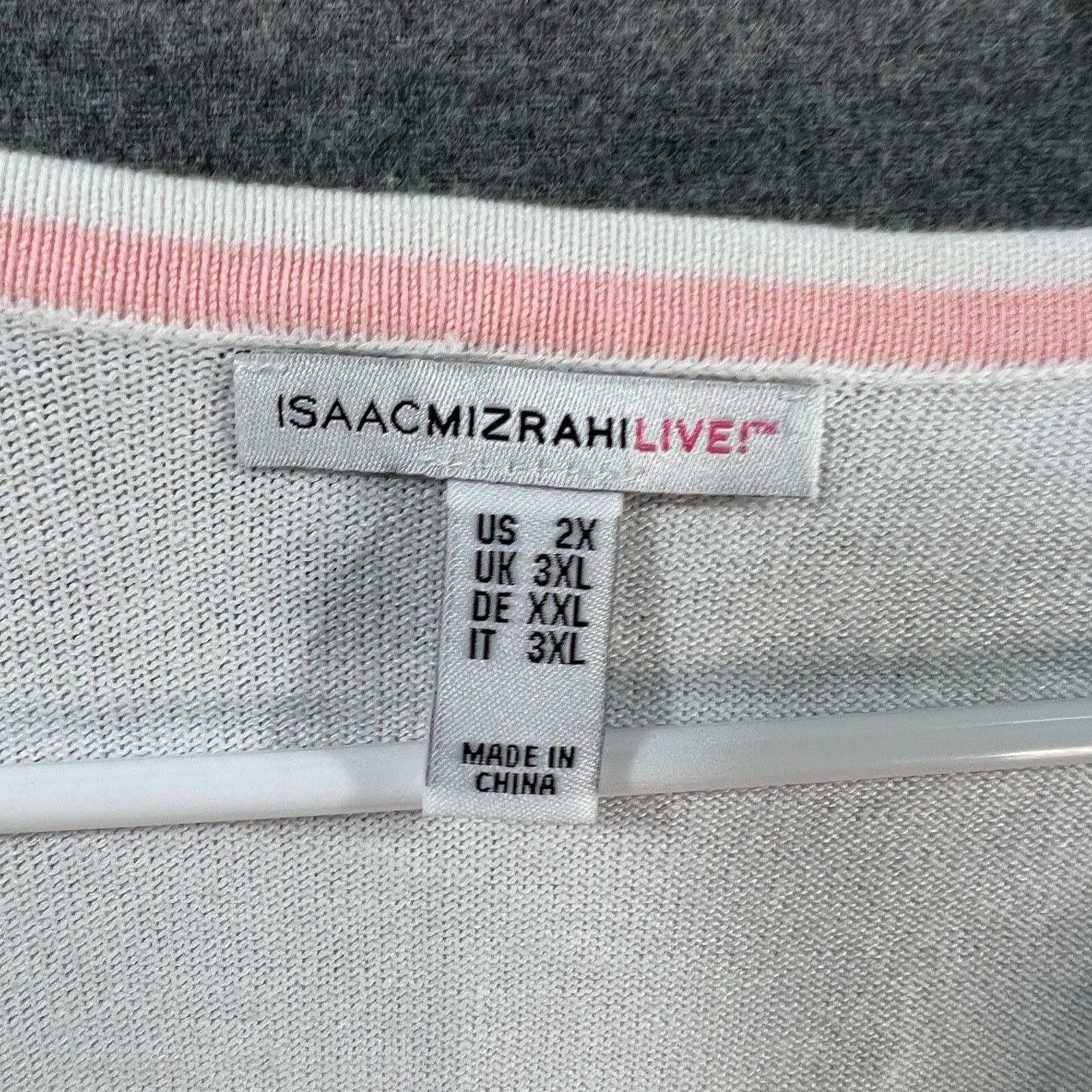 Isaac Mizrahi Isaac Mizrahi Live! Split Neck Pullover Sweater Size XXL / US 16-18 / IT 52-54 - 3 Thumbnail