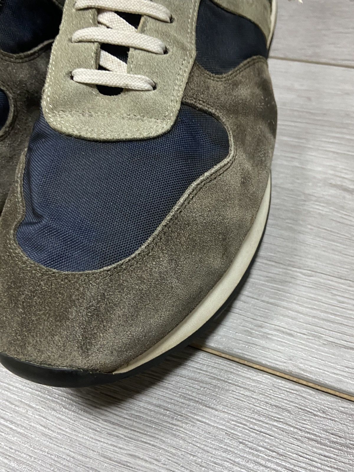 Moncler Moncler suede sneakers shoes Size US 13 / EU 46 - 14 Thumbnail
